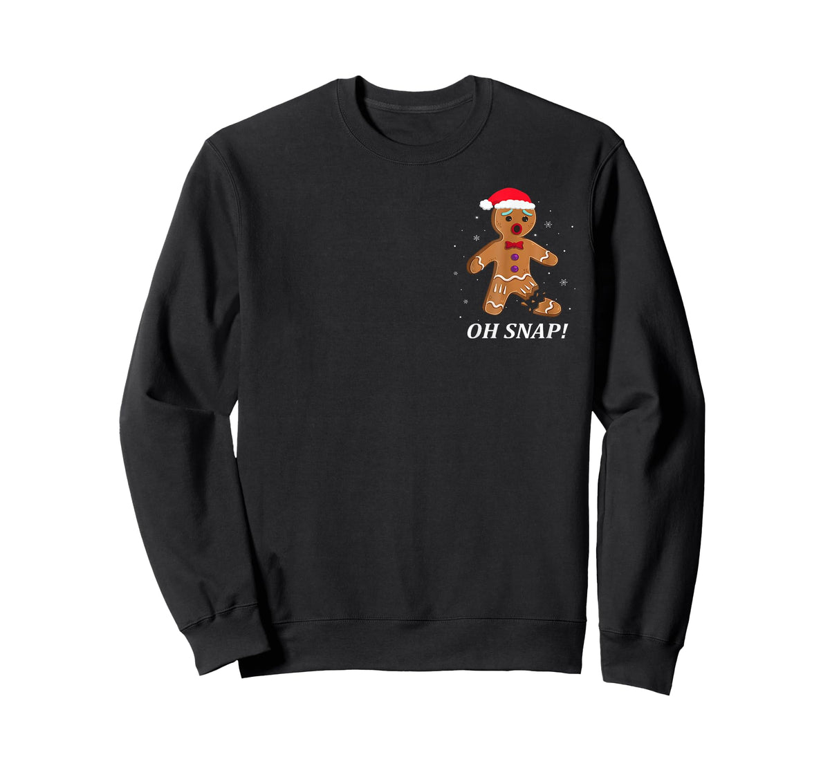 Gingerbread Man Oh Snap Christmas Funny Cookie Baking Gift T-Shirt