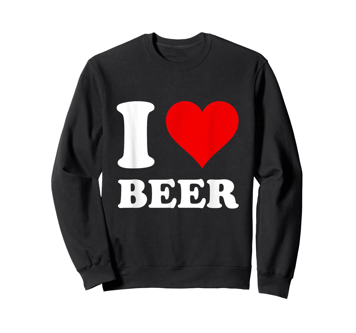 Red Heart I Love Beer T-Shirt