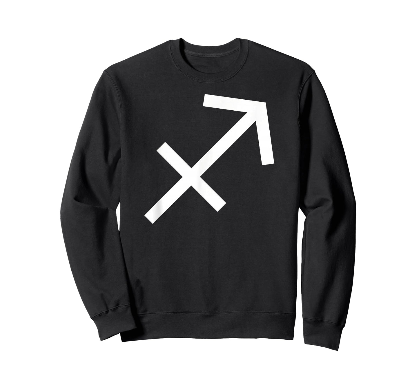 Sagittarius Store Sagittarius Zodiac T-Shirt - Men, Unisex-Adults, Unisex-Kids - Black - Short Sleeve - Crew Neck - Classic Fit - Cotton Blend - Zodiac Symbol Design