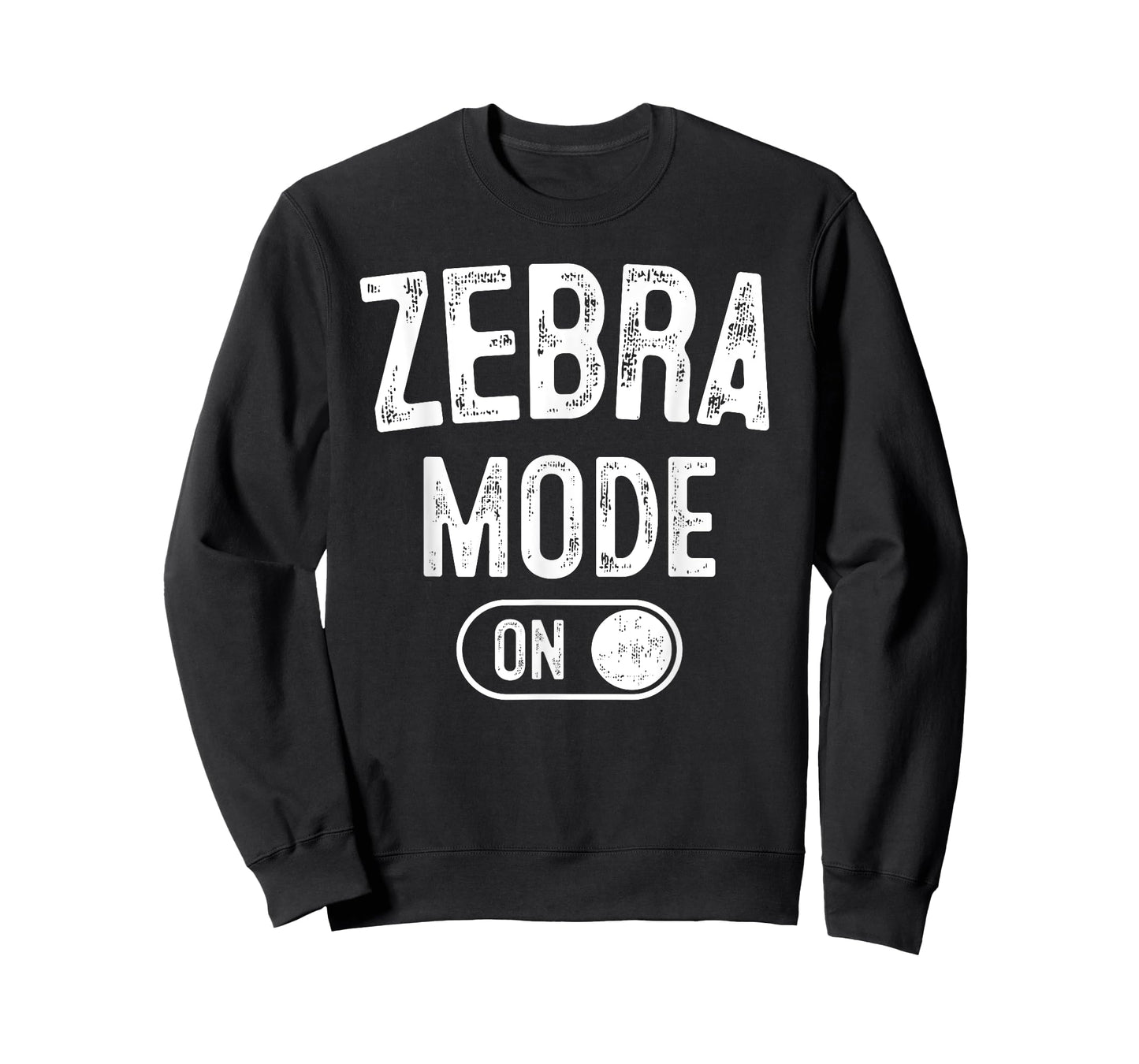 Zebra Mode On Costume Funny Safari Gift Zoo Animal Lover T-Shirt