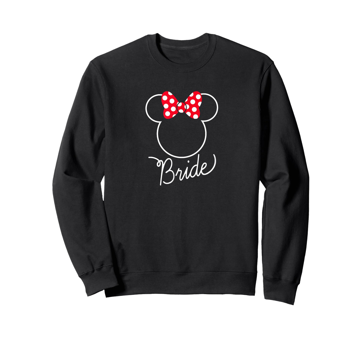 Disney Minnie Mouse Bow Bride Wedding T-Shirt Small
