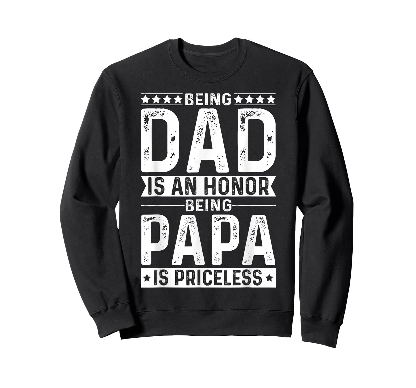 Grandpa Shirt Honor to be Dad Being a Papa is Priceless T-Shirt