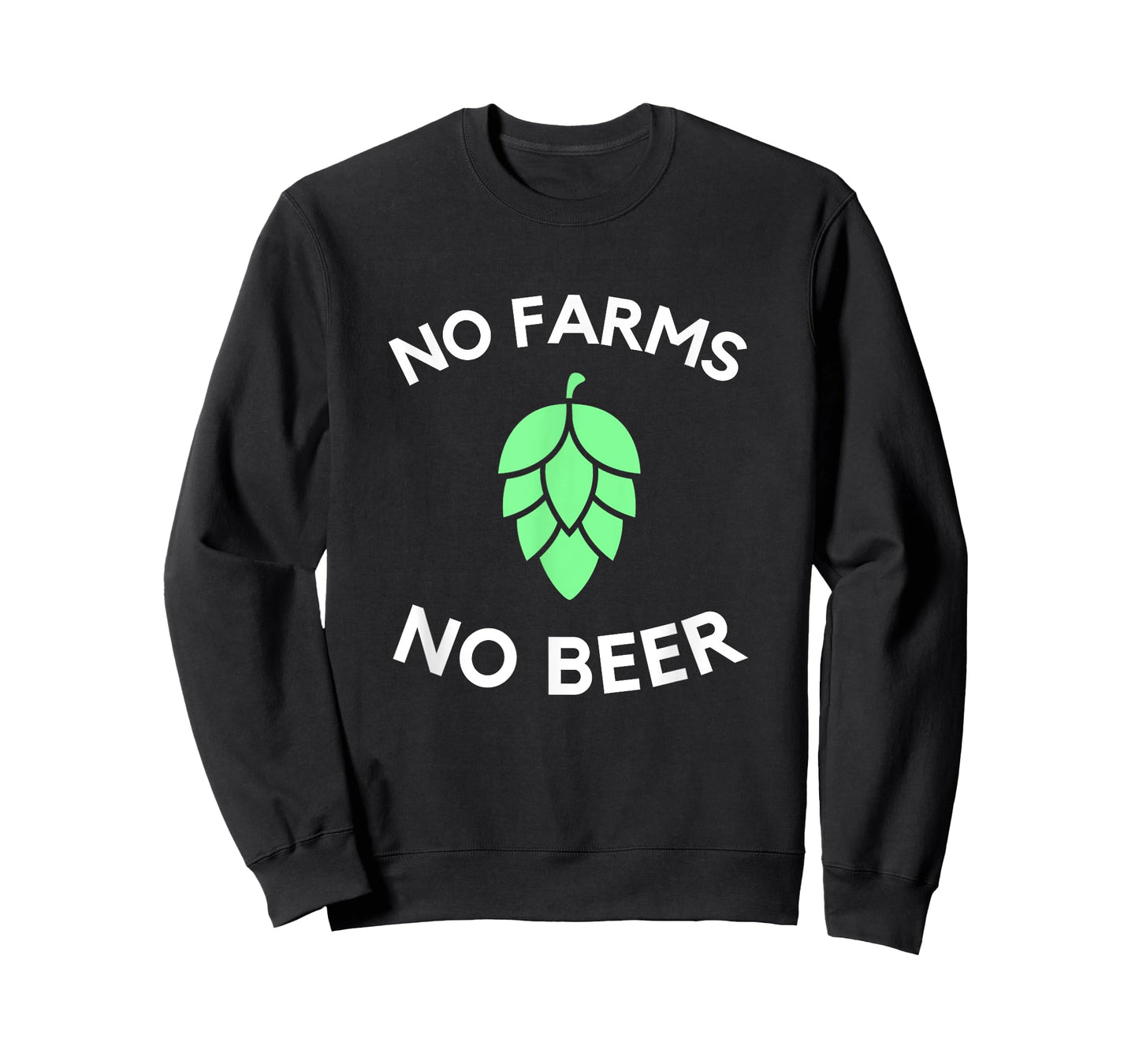 Craft Beer Hop Farmer T-Shirt | No Farms No Beer Tee