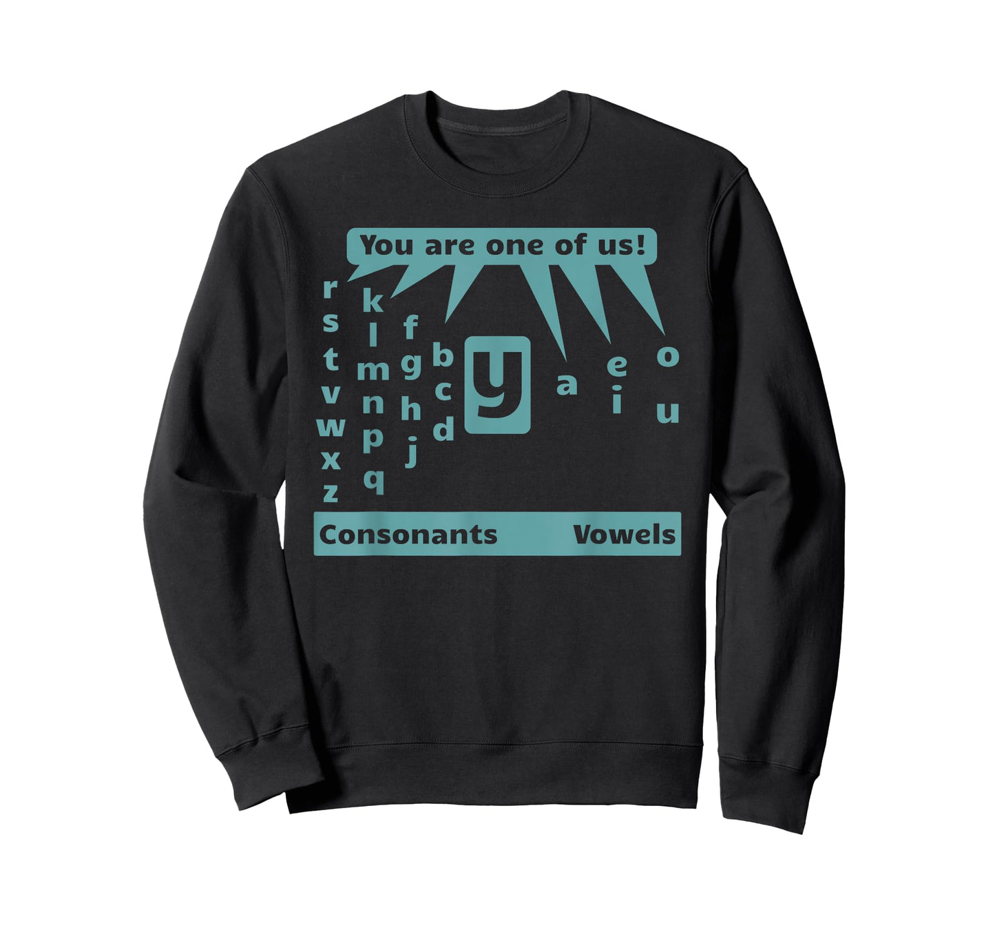 Vowels and consonants English language T-Shirt