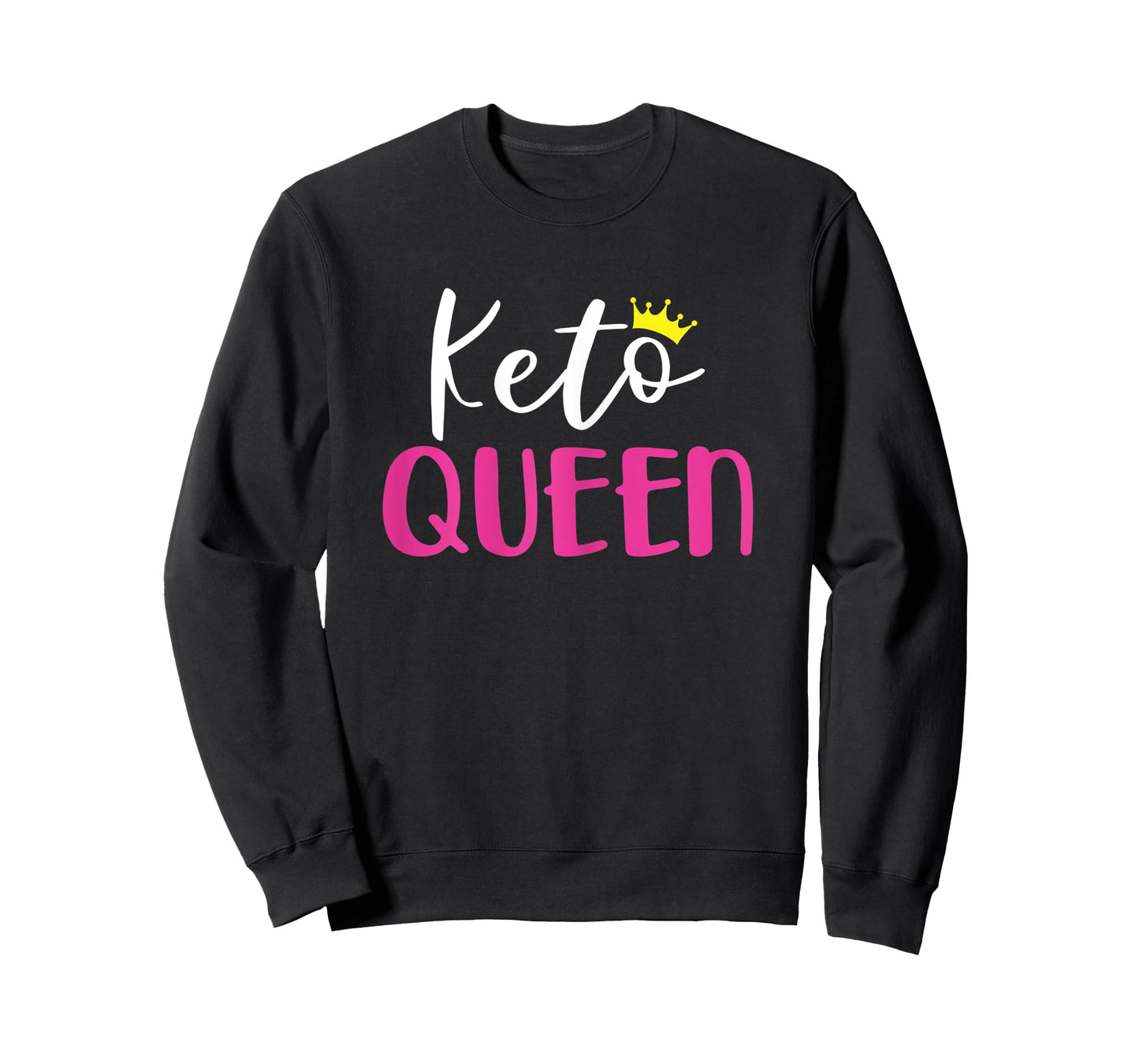 Womens Keto Queen Shirt With Crown Funny Ketosis Diet Tee T-Shirt