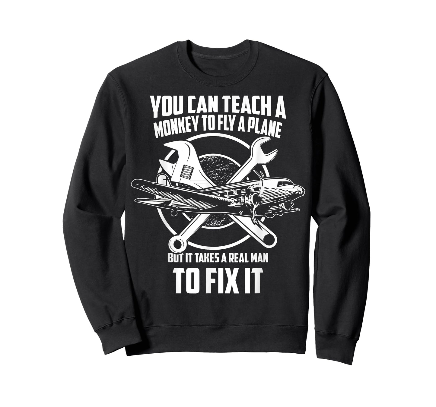 Airplane Mechanic T-Shirt - Real man fix plane T-Shirt