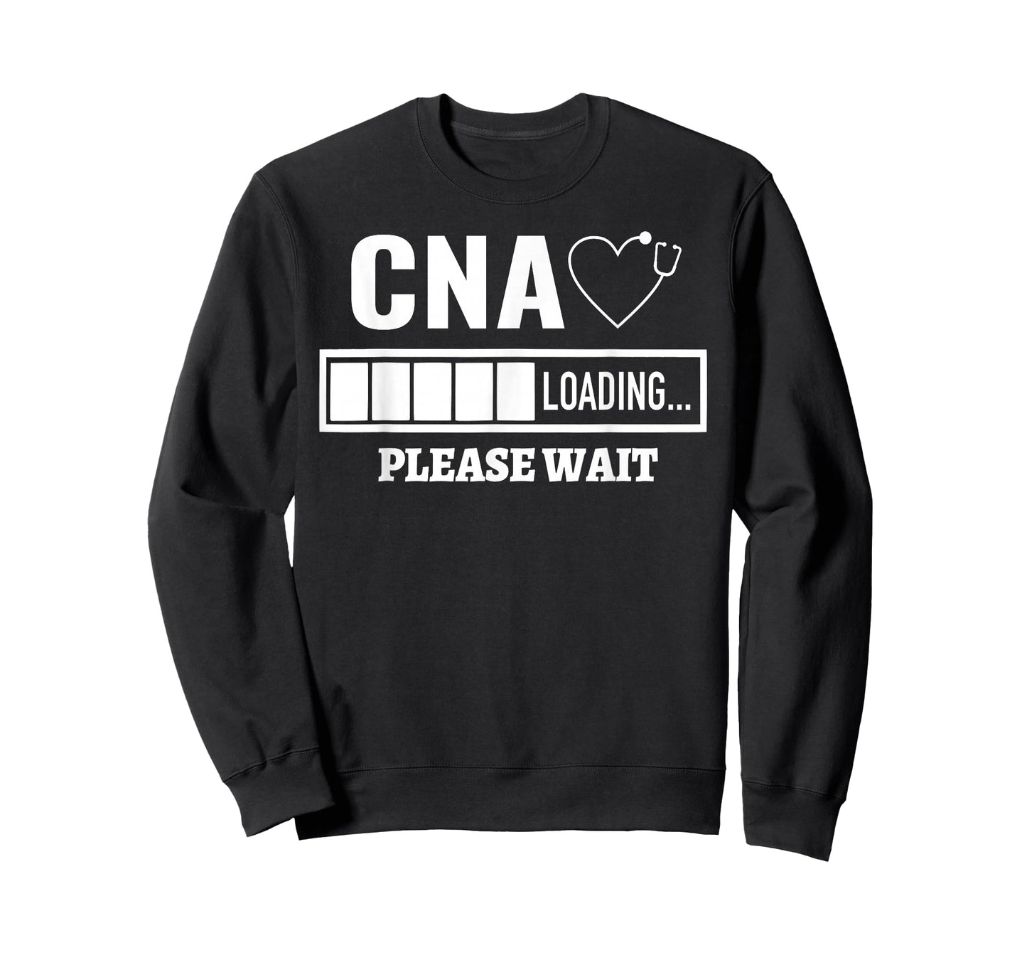 CNA Nursiing Certified Nurse Assistant Stethoscope Loading T-Shirt