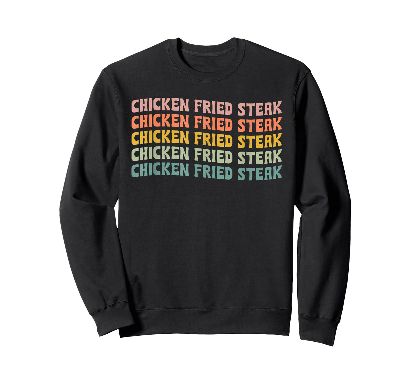 Chicken Fried Steak Typeset T-Shirt