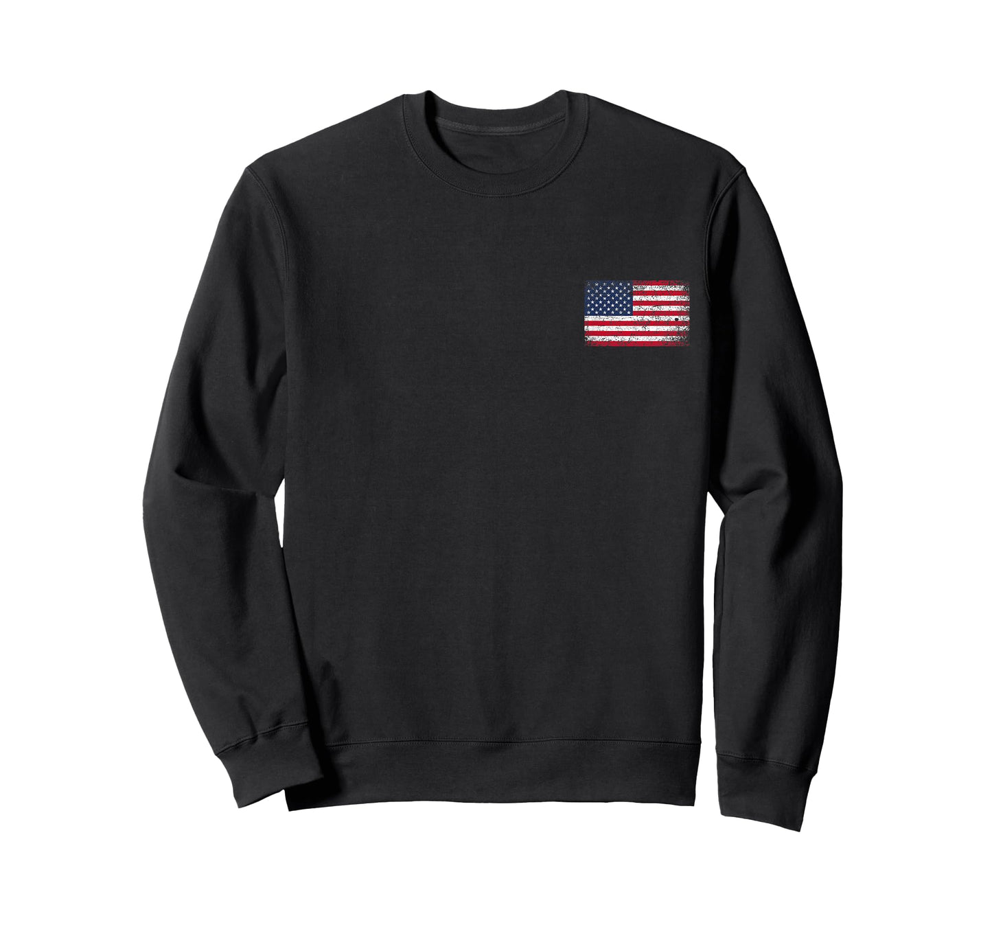4th of July Distressed American USA Flag Pocket T-Shirt T-Shirt