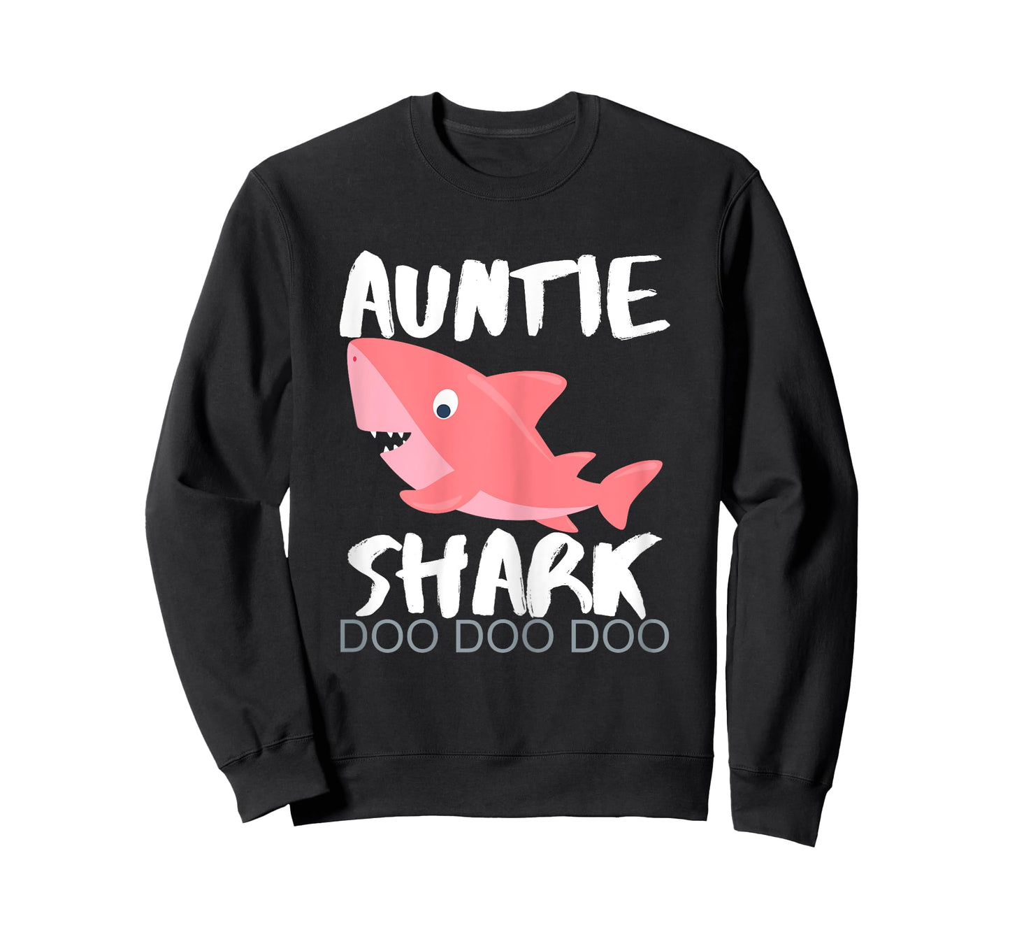Auntie Shark Christmas Birthday Gift From Niece Nephew Women T-Shirt