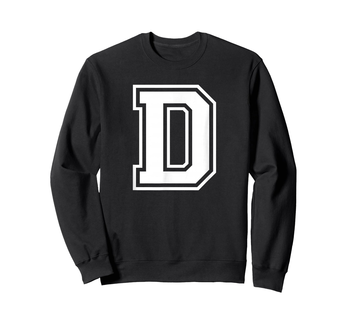 Letter D Name Initial Varsity Alphabet Monogram T-Shirt