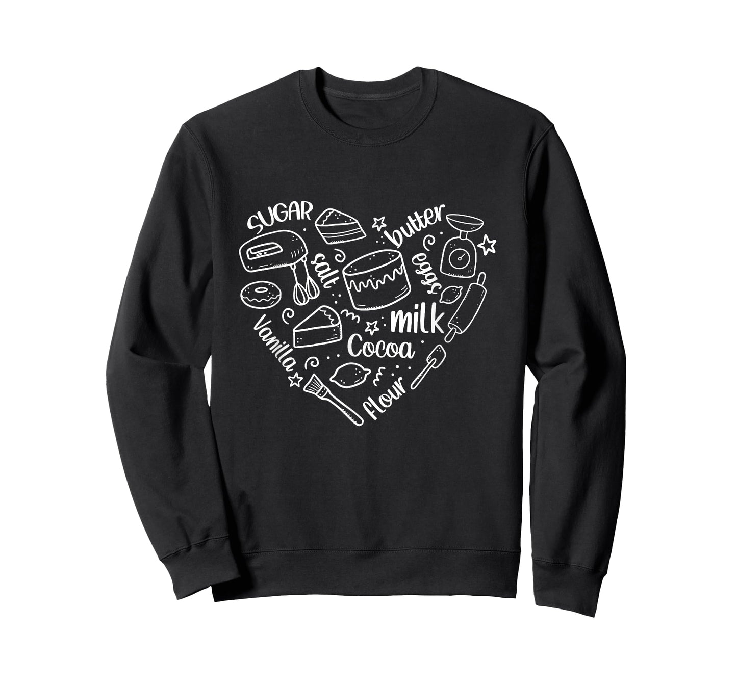 Bakery Heart Shape Baker Baking Lover Cooking Mom Life T-Shirt