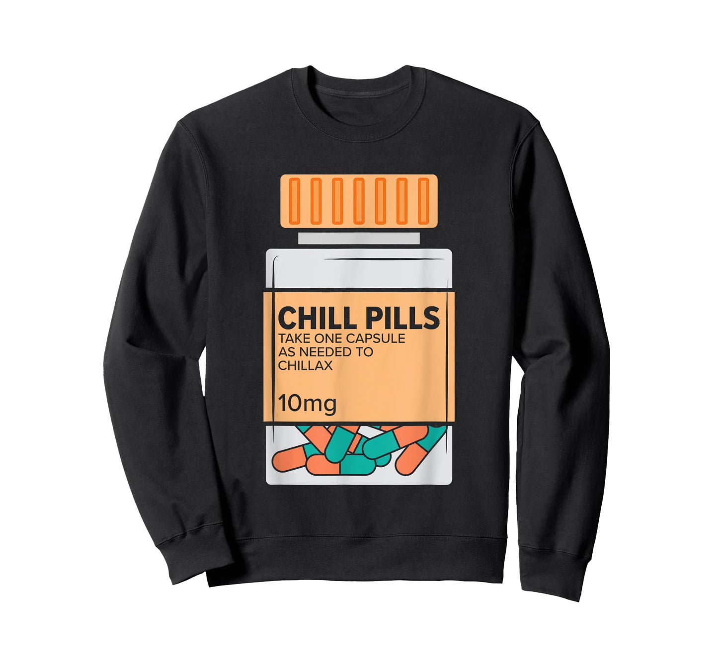 Chill Pills Medical Relax Nursing Medicine Funny Nurse T-Shirt