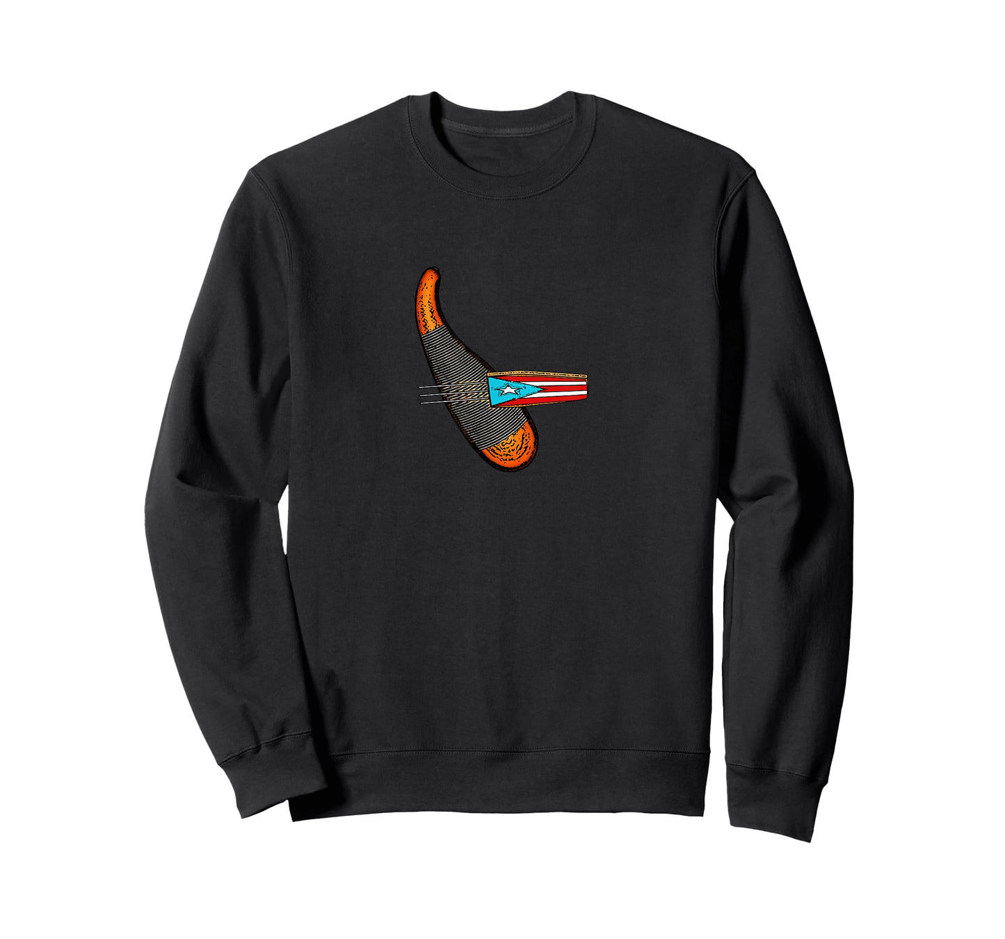 Puerto Rican Guiro Boricua Traditional Musical Instrument T-Shirt