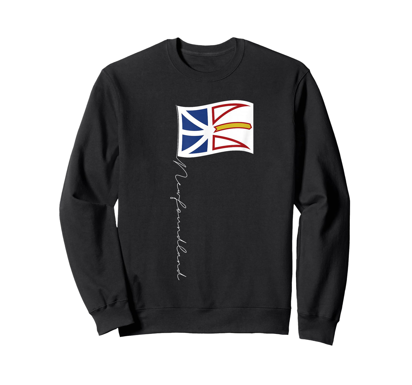 Newfoundland and Labrador Signature Flag Pole - Newfie Flag T-Shirt