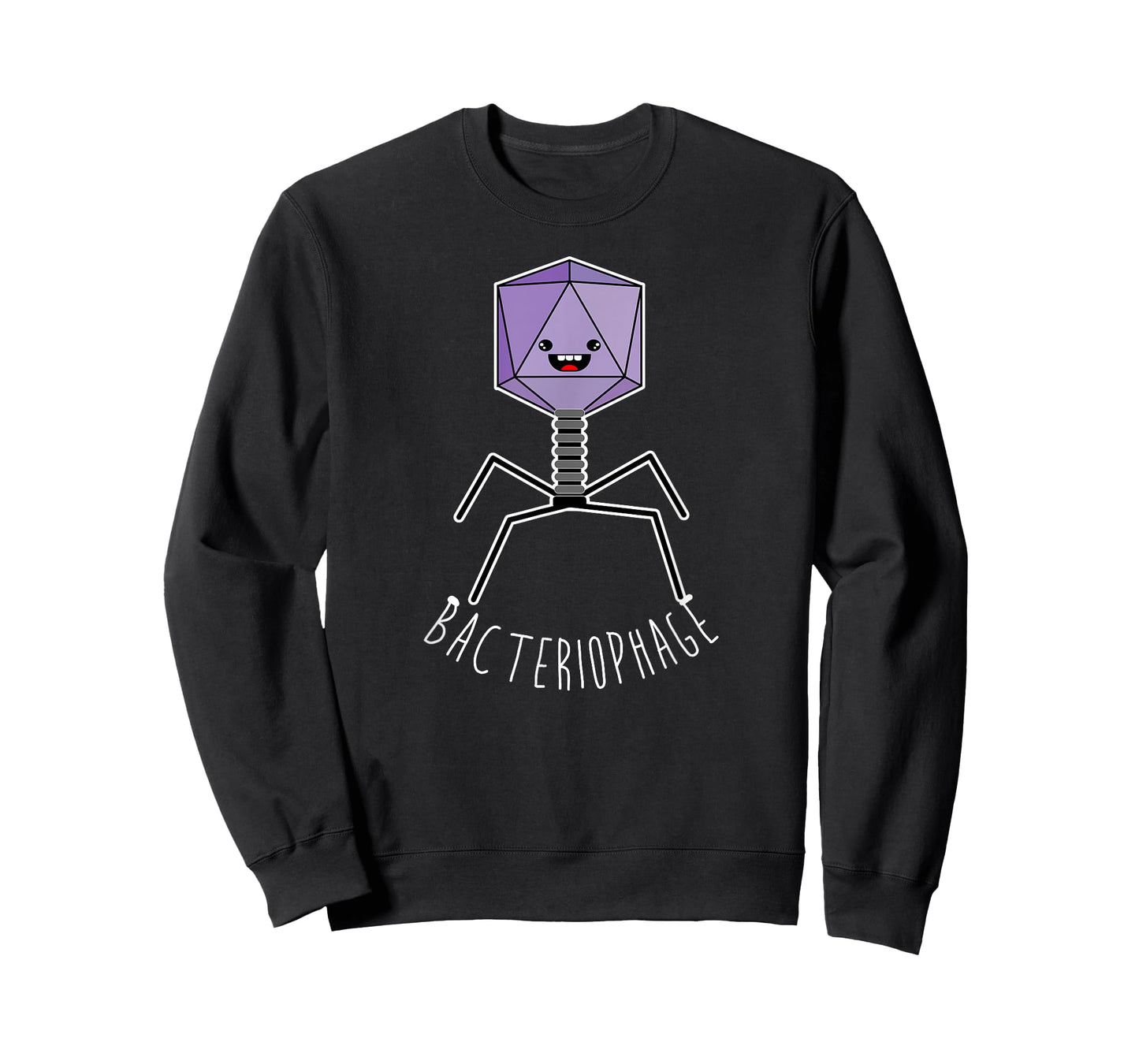 Cute Anime Bacteriophage Microorganism Microbiology T-Shirt