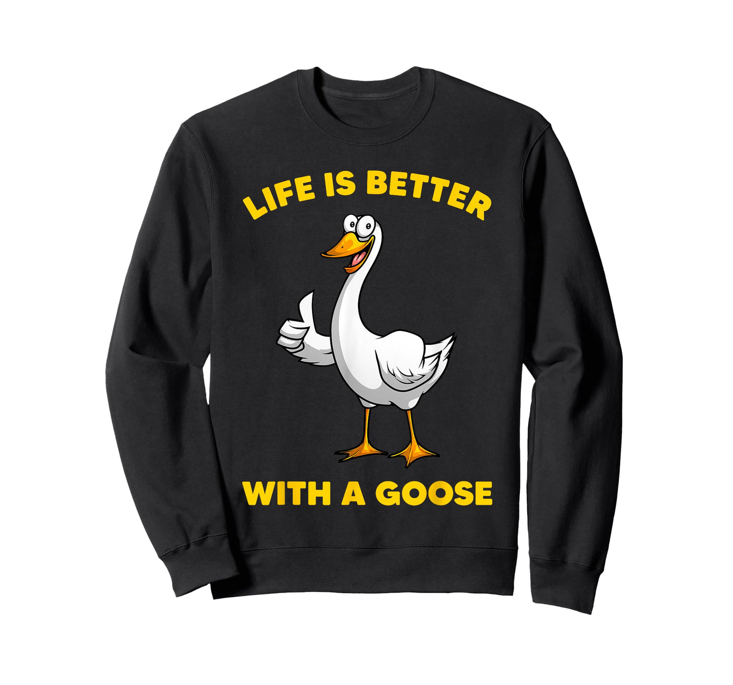 Cute Goose Design For Men Women Toddler Grey White Goose Fan T-Shirt