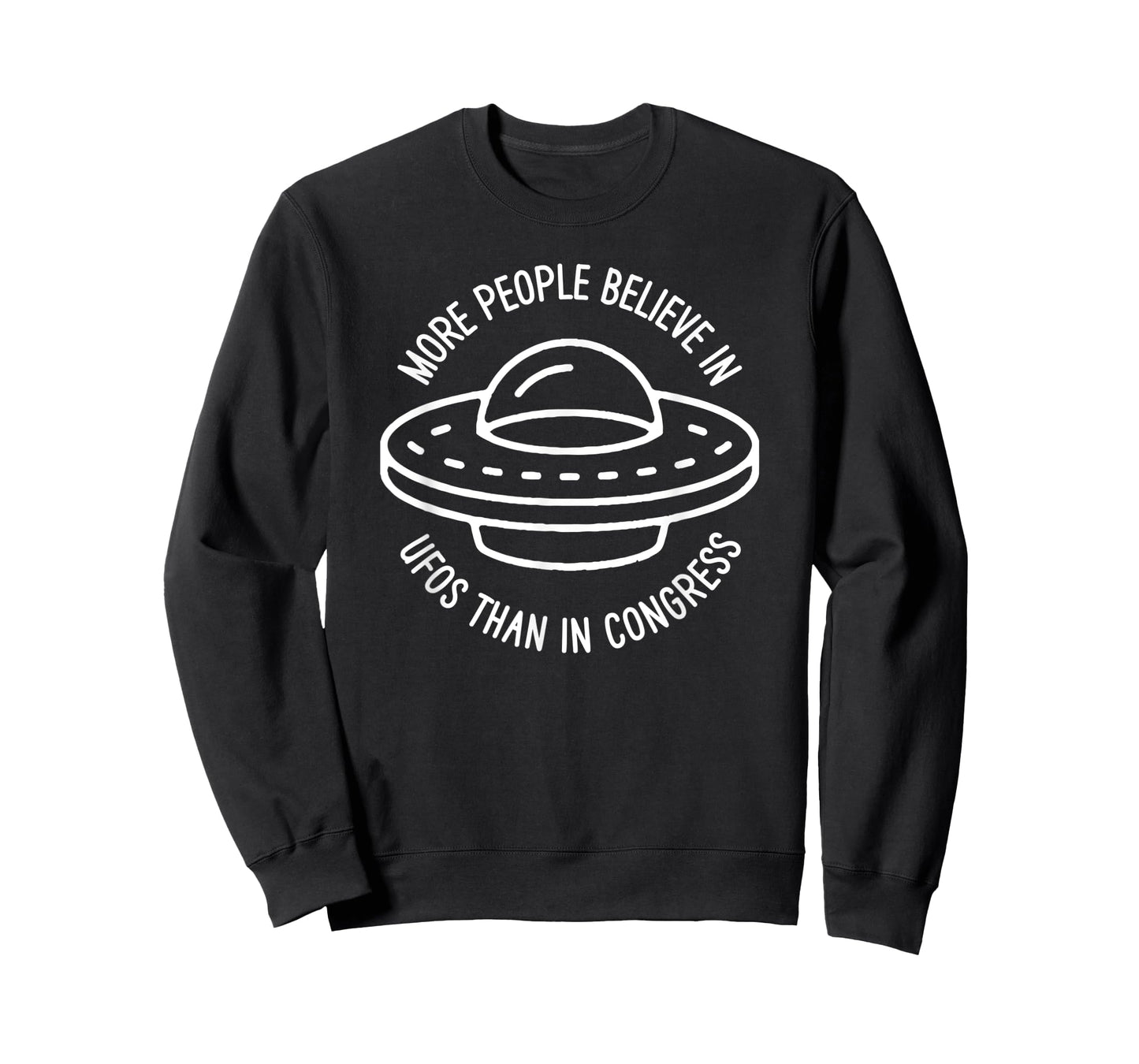 Funny More People Believe in UFOs Than in Congress UAP T-Shirt