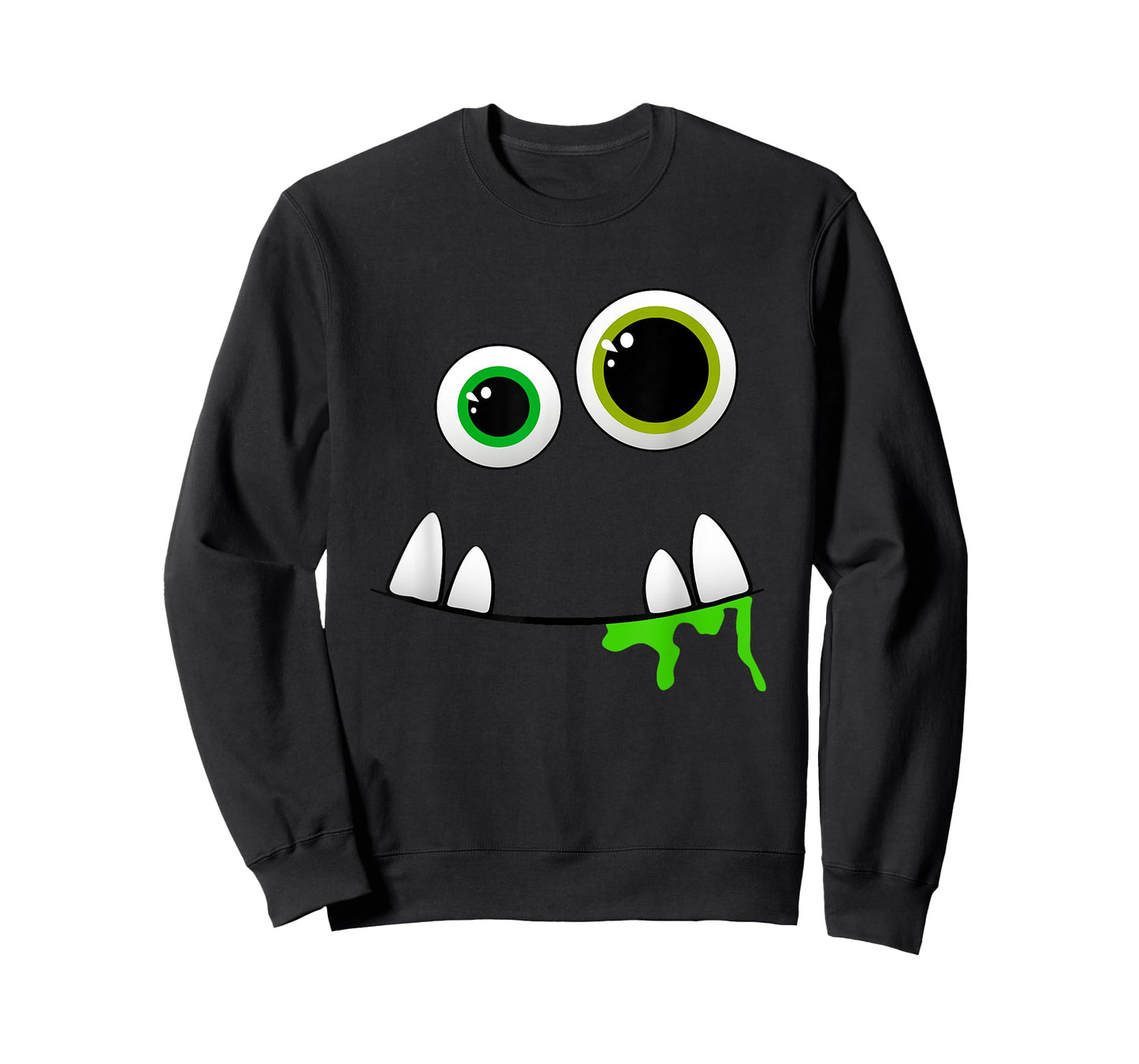 Cute Monster Face Halloween Group Costume Gift T-Shirt