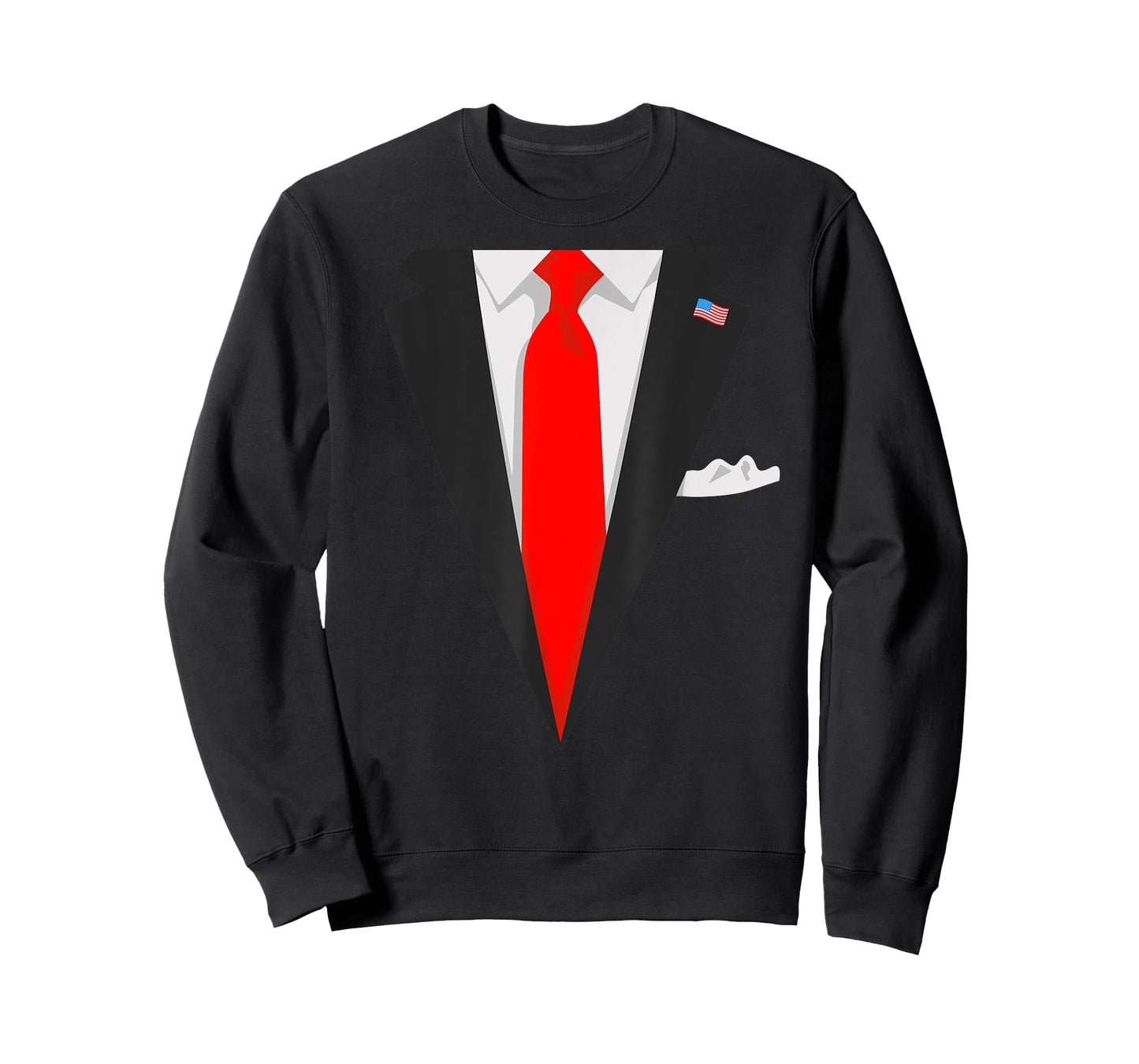 Funny President Trump Red Tie Suit Instant Halloween Costume T-Shirt