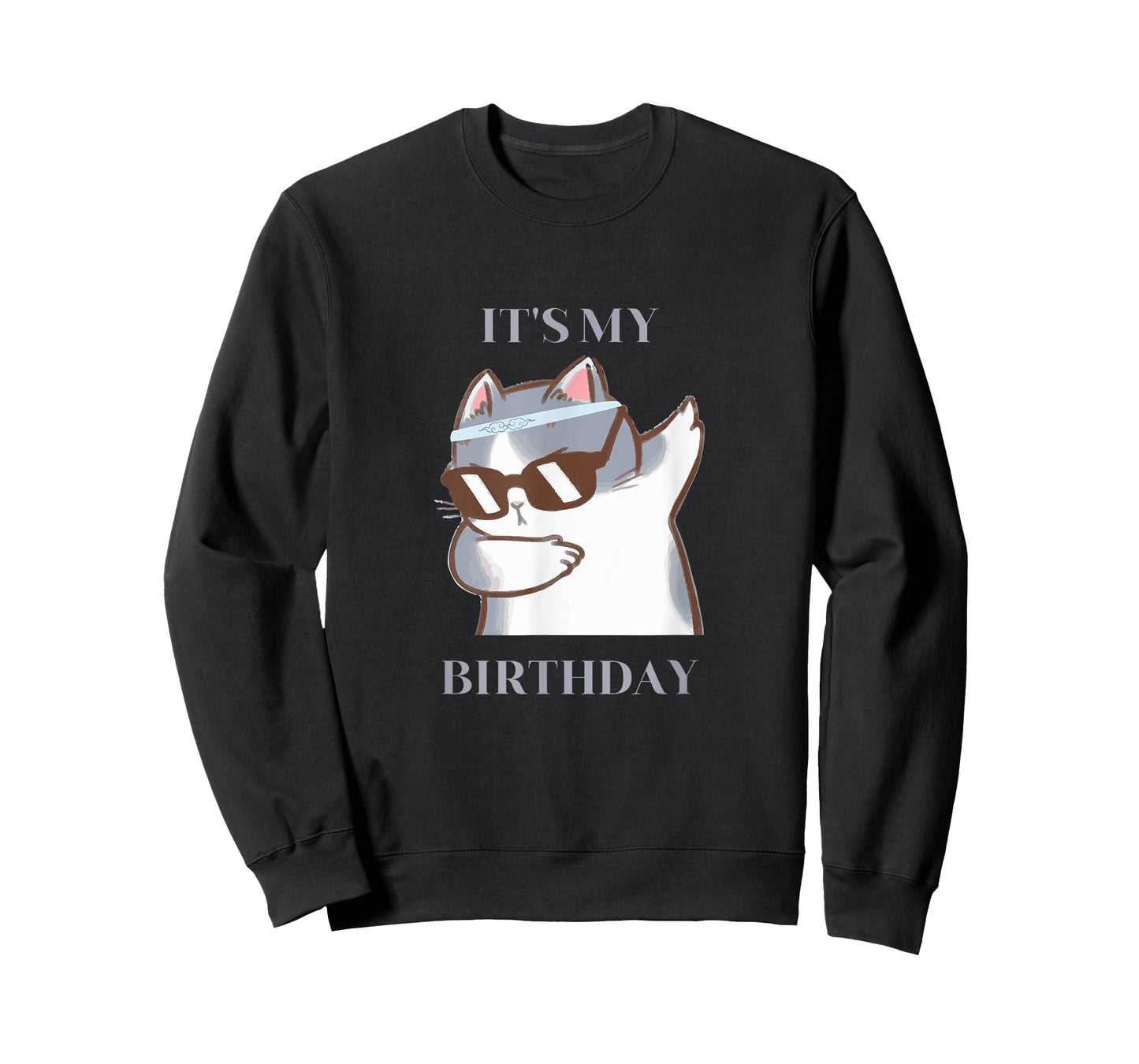 It's My Birthday Dabbing Cat Dab Dance T-Shirt for Men Women Girls Kids