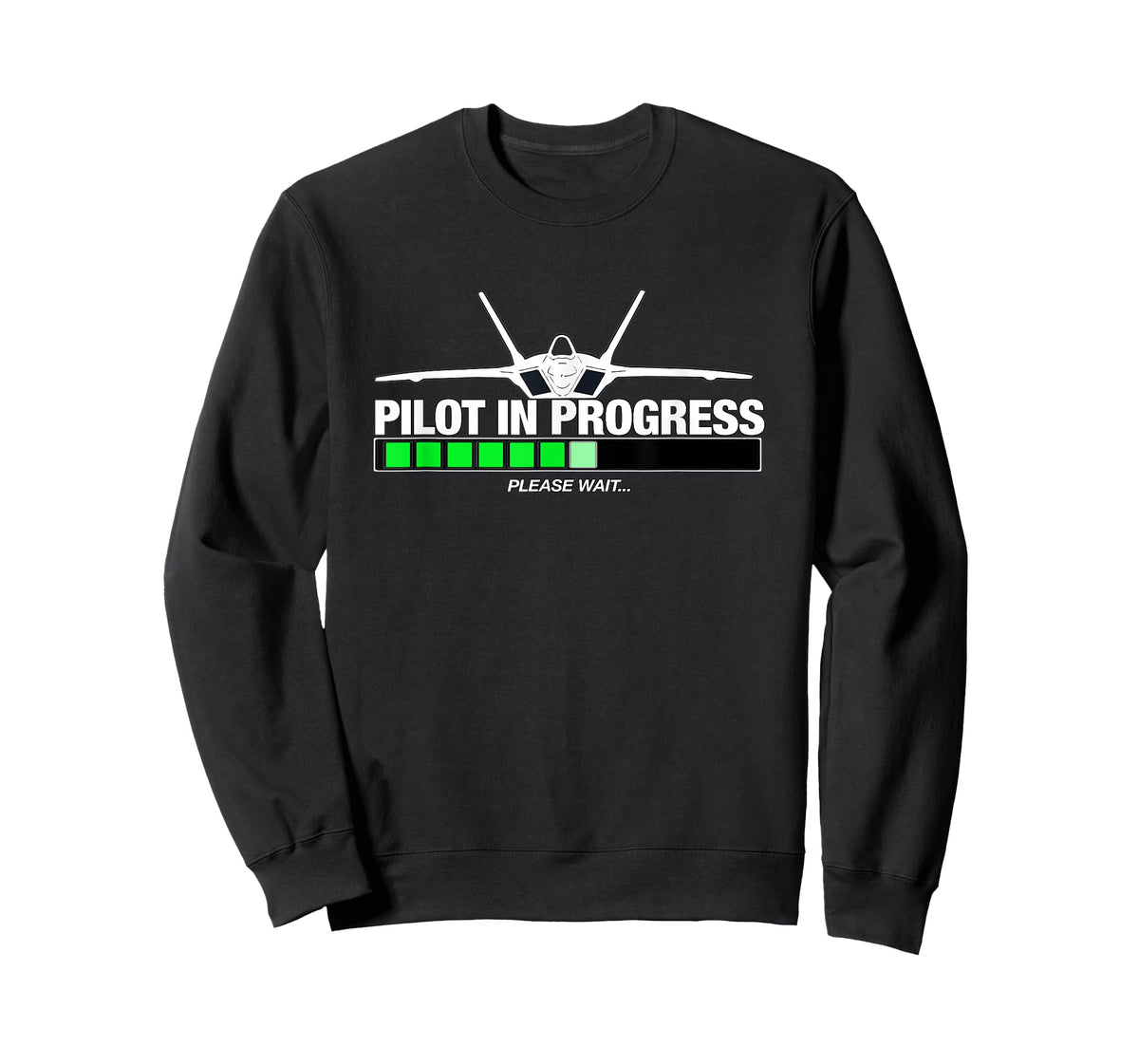 Pilot In Progress, Please Wait- F22 Raptor Airplane Aviation T-Shirt