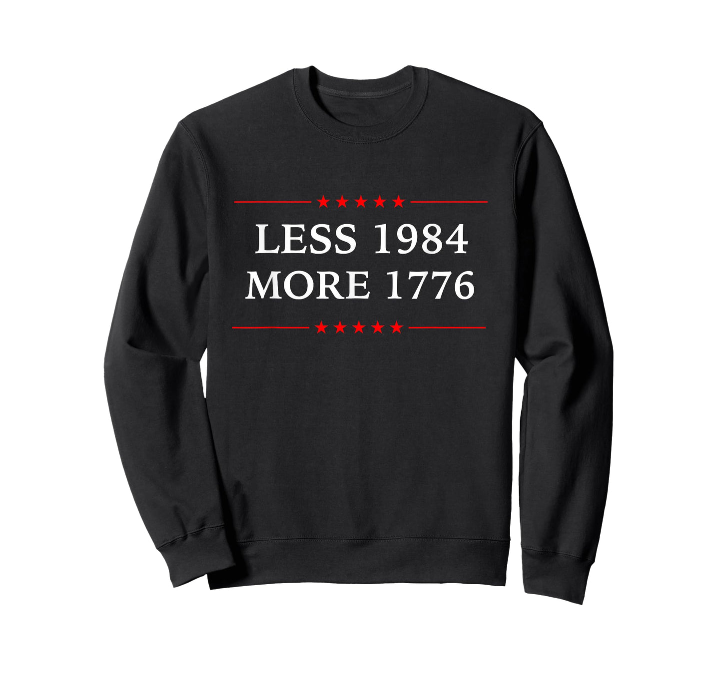 less 1984 more 1776 America flag Political democrat 4th July T-Shirt