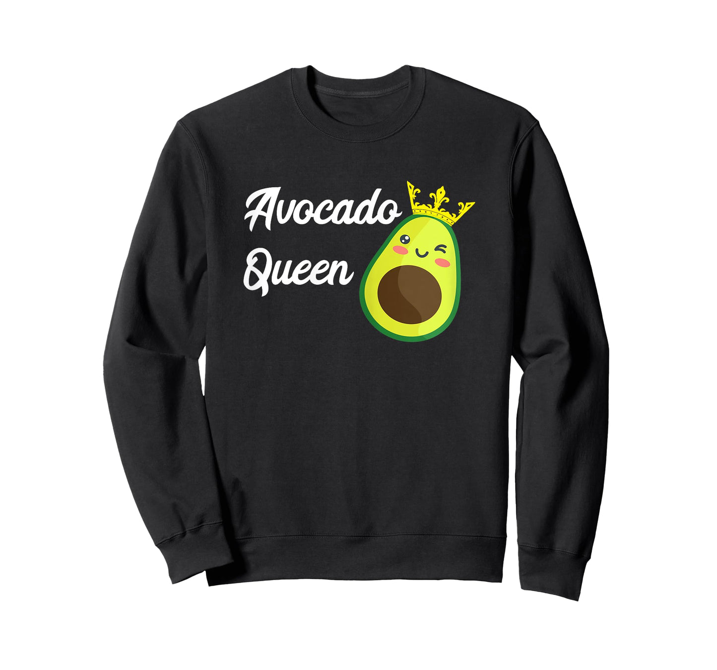 Avocado Queen Funny Avocado Fruit Lover Guacamole Food T-Shirt