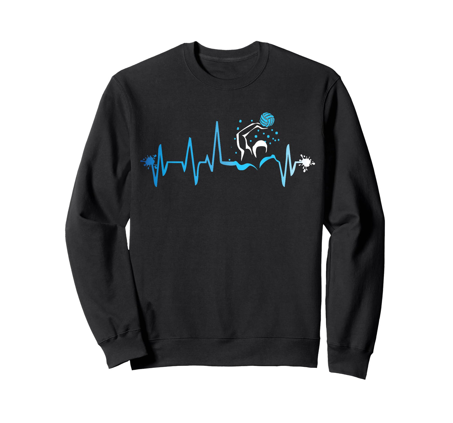 Water Polo Heart Beat Graphic Shirt Player Fan Team Gift T-Shirt