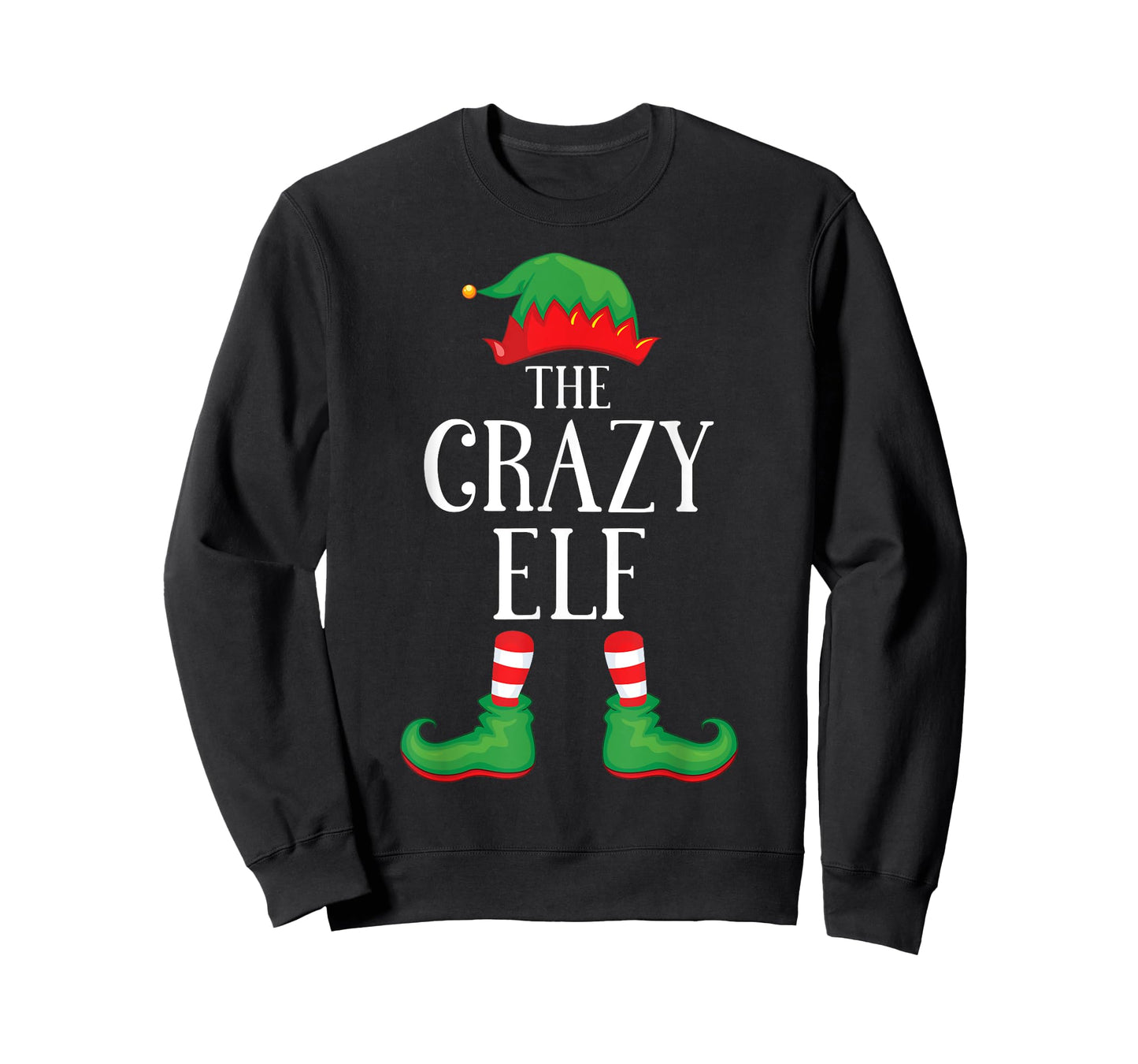 Crazy Elf Matching Group Xmas Funny Family Christmas T-Shirt