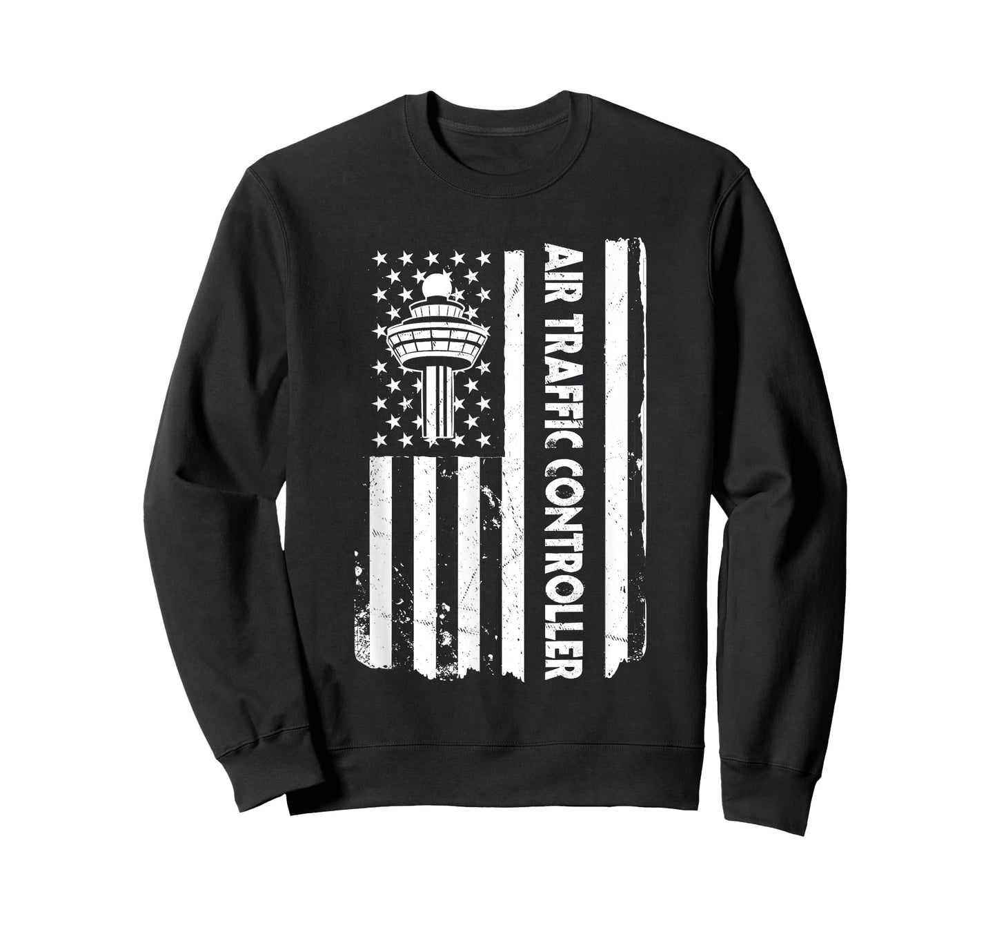 USA Flag Air Traffic Control Outfit Aviation America T-Shirt for Women Kids Men