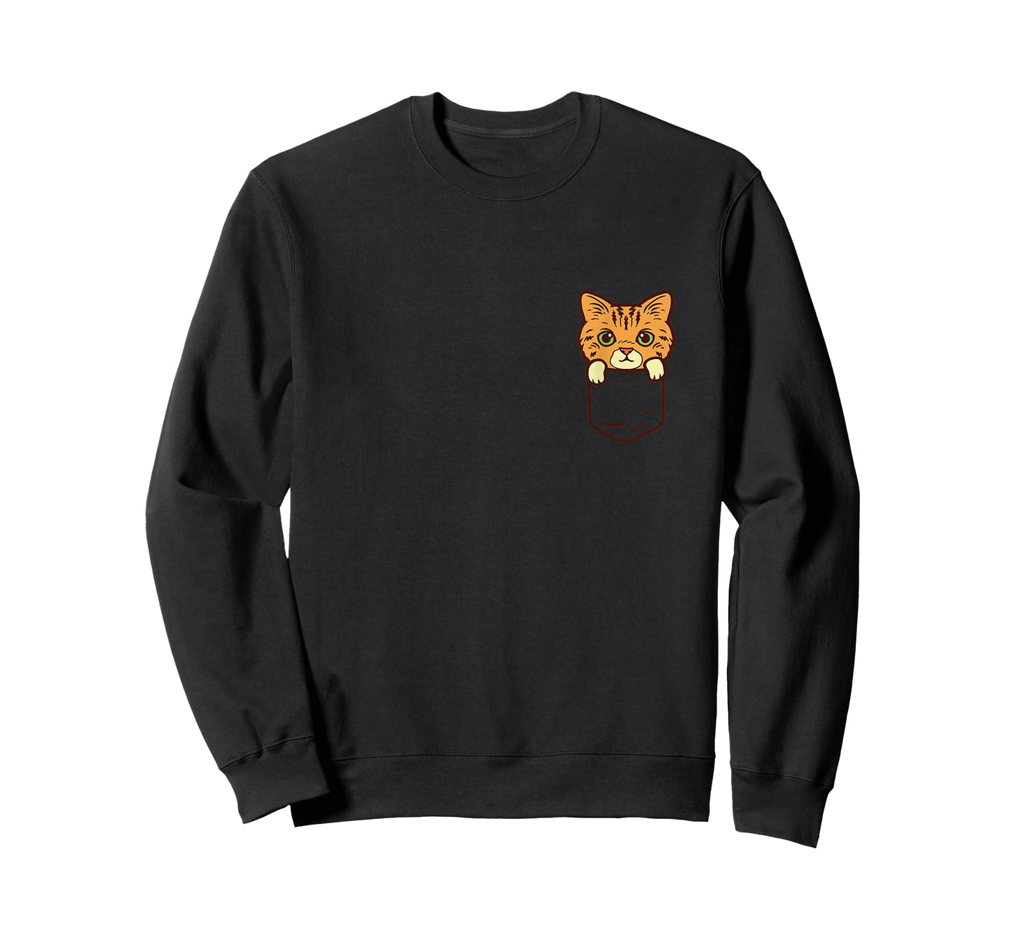 Pocket Cat Cute Kitten Face Pet Lover Owner Men Women Gift T-Shirt