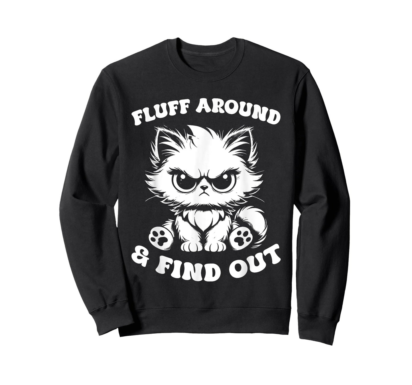 Fluff Around And Find Out Cat Lover Sarcasm Humor Cat Lady T-Shirt