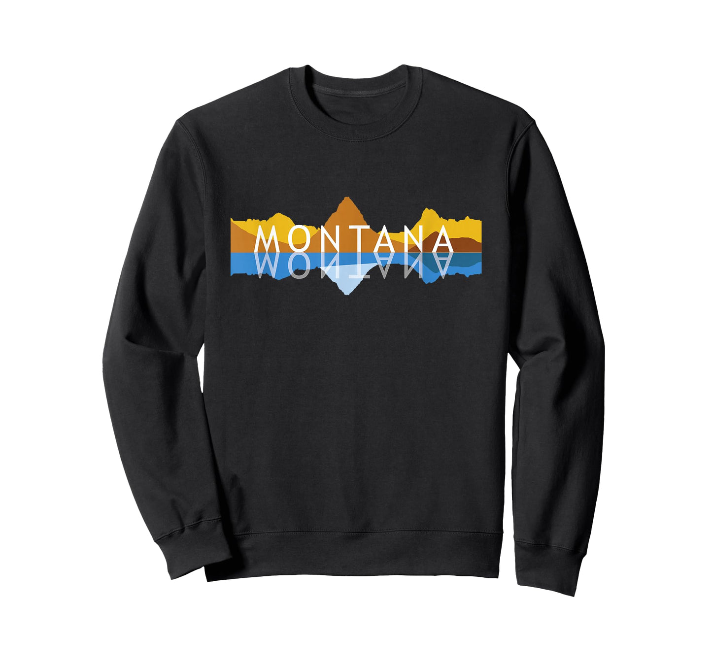 Montana Mountain Reflections - Mount Grinnell Souvenir T-Shirt