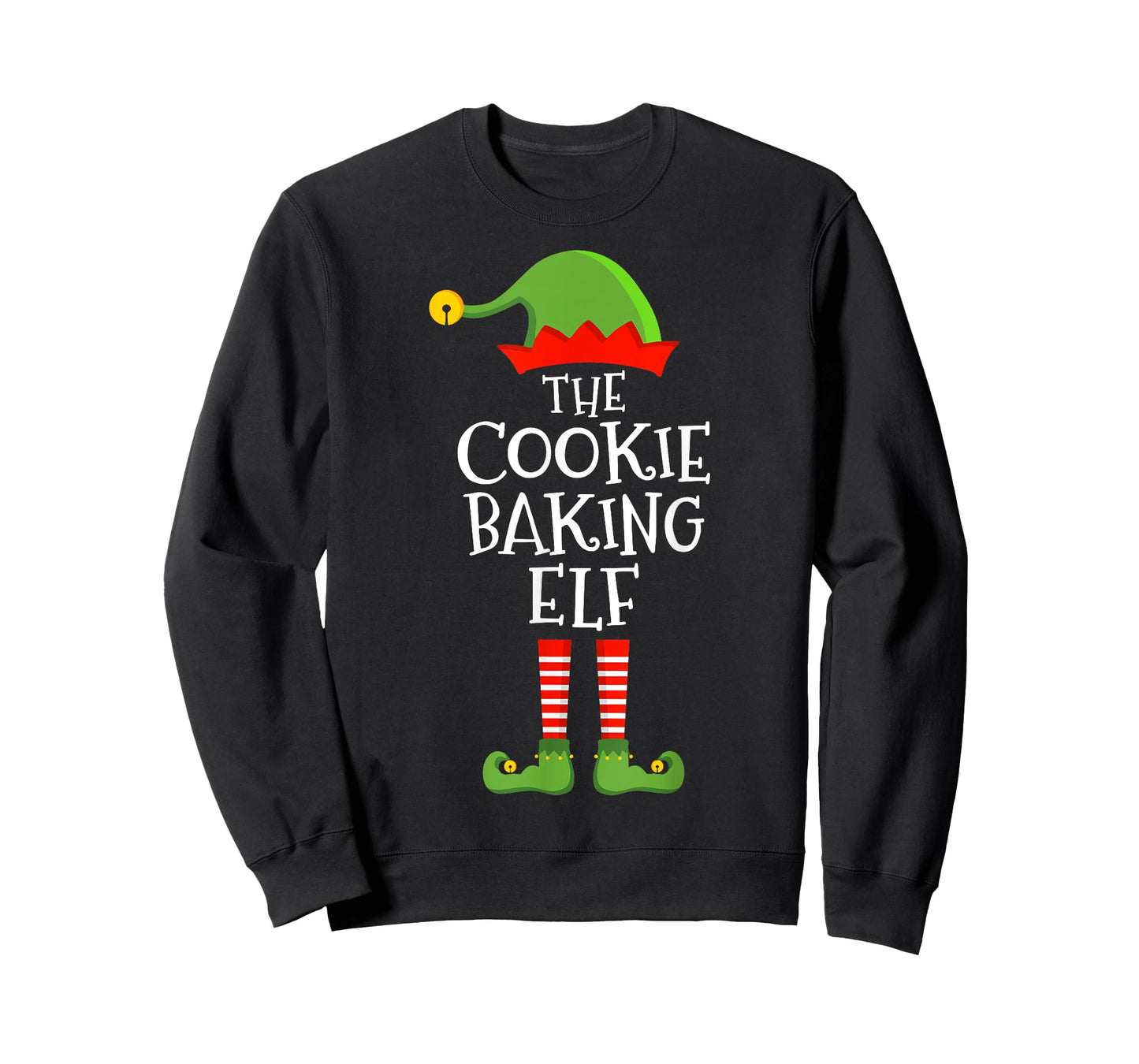 Cookie baking elf funny christmas matching family pajama T-Shirt