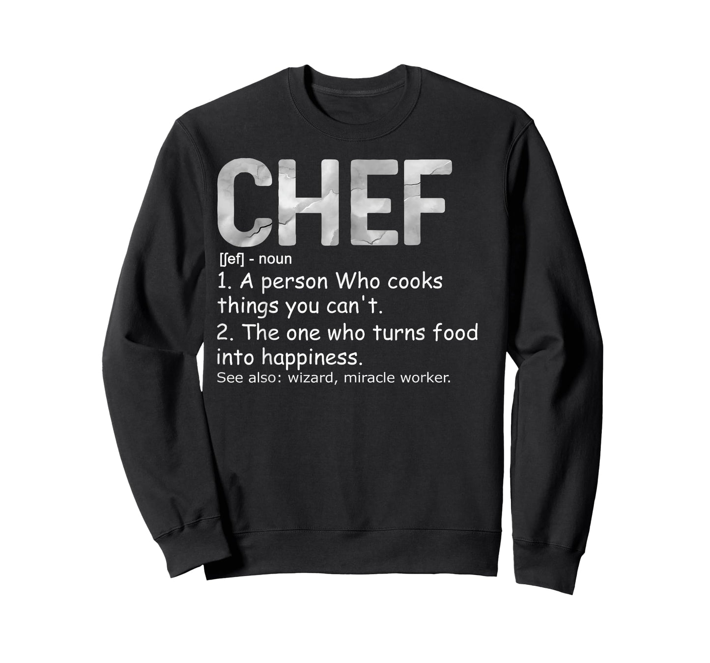 Chef Definition Chef & Cook Funny Cooking Culinary Tee T-Shirt