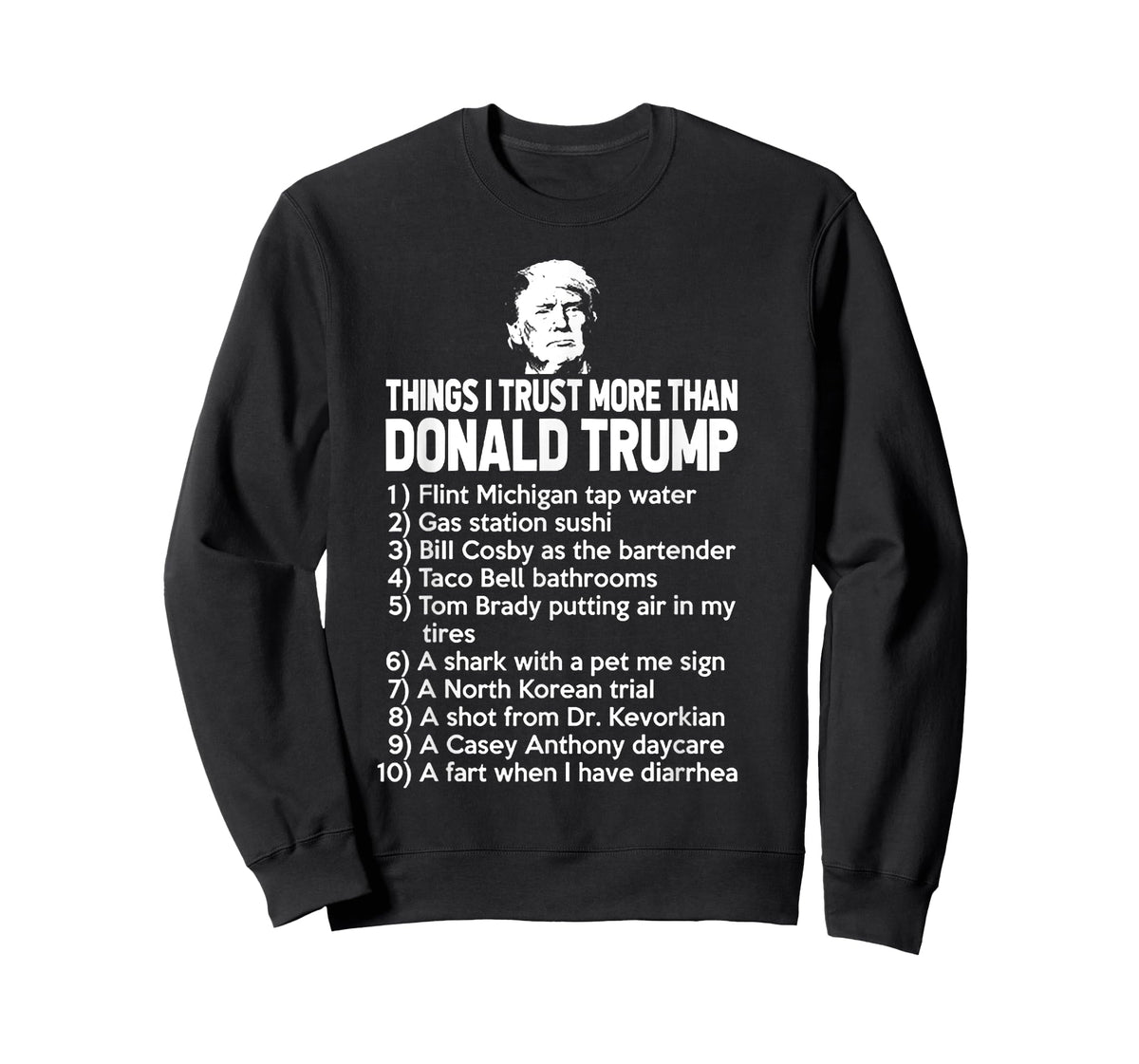 Funny Political Humor Tee Gift - Black Trump 2020 T-Shirt - Men's Small - Modern Classic - Crew Neck - Straight Hem - Letter Print