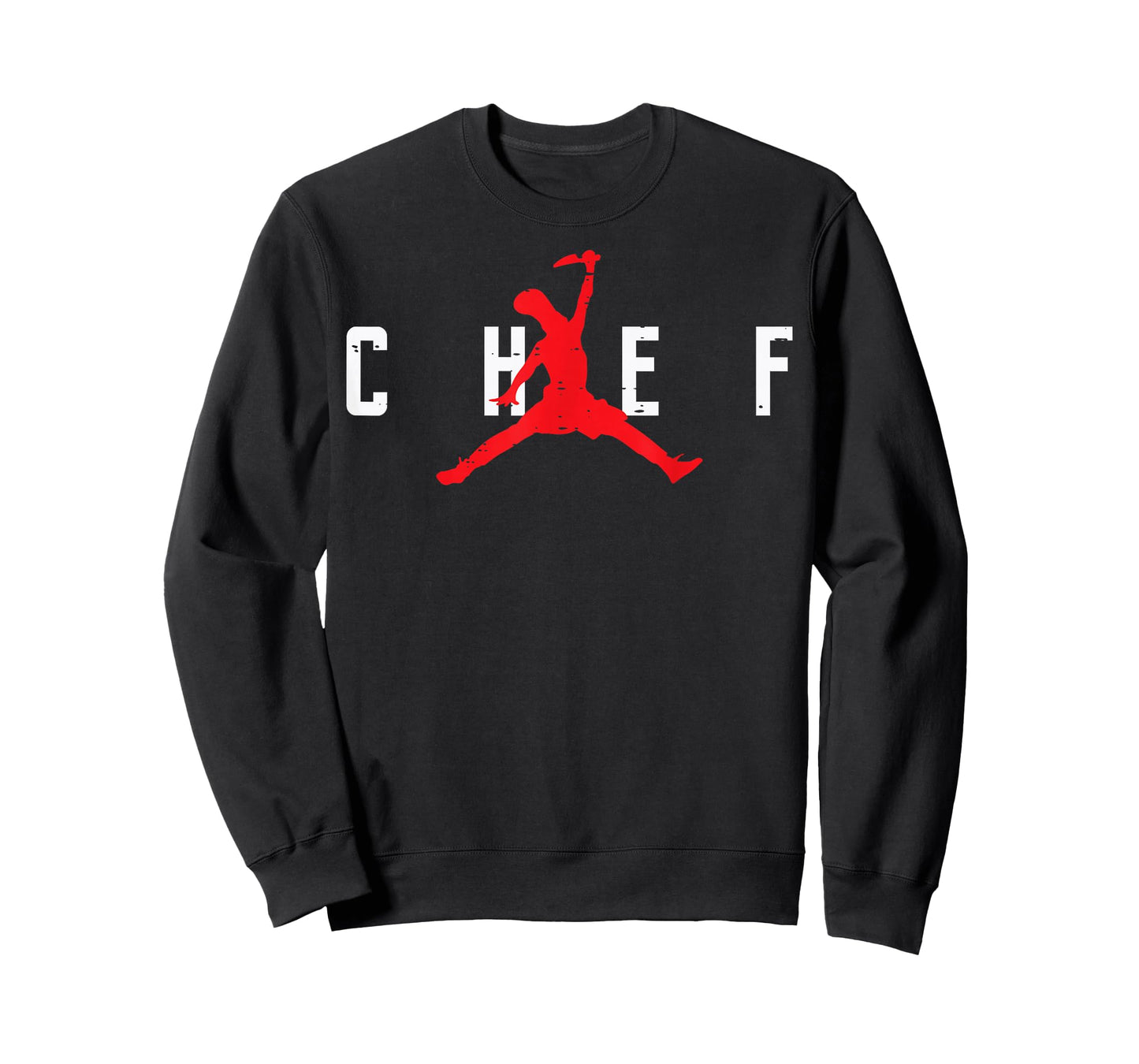 Chef Basketball Dunk Silhouette Funny Culinary Men Women T-Shirt