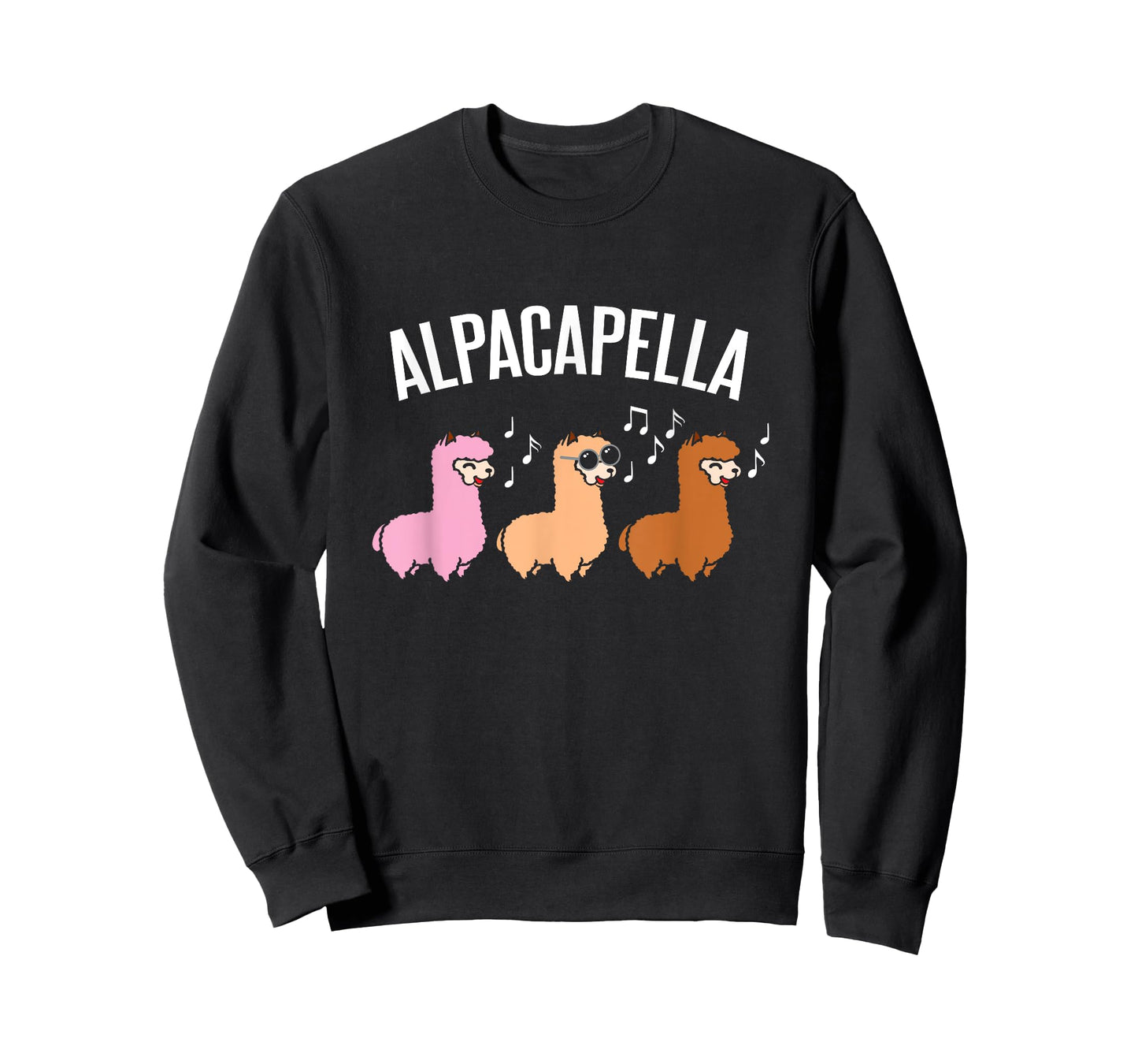 Alpacapella Cute woolly Acapella Alpaca Musician T-Shirt