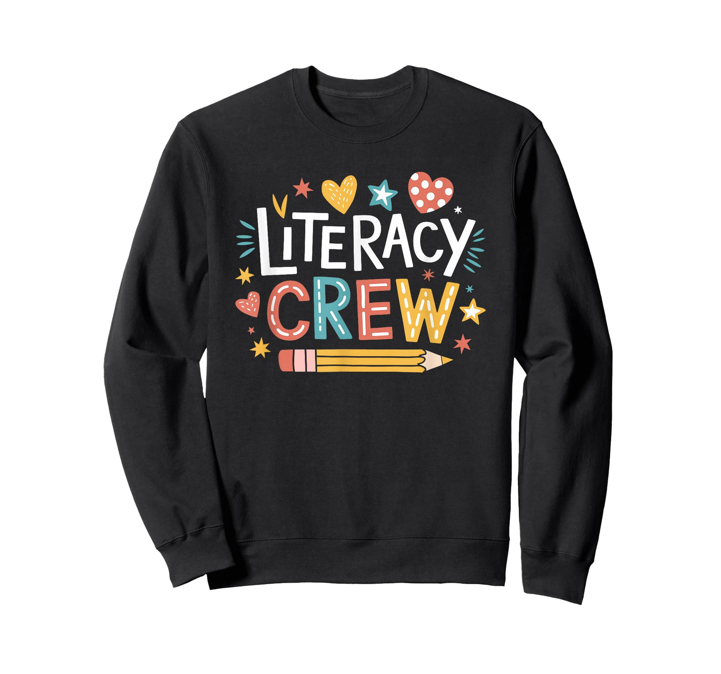 Interventionist Teacher and Reading Teaching, Literacy Crew T-Shirt