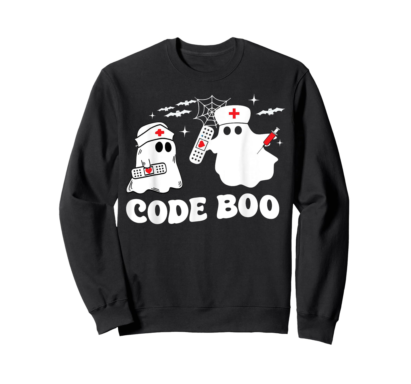 Code Boo Spooky Respiratory Therapist Halloween T-Shirt