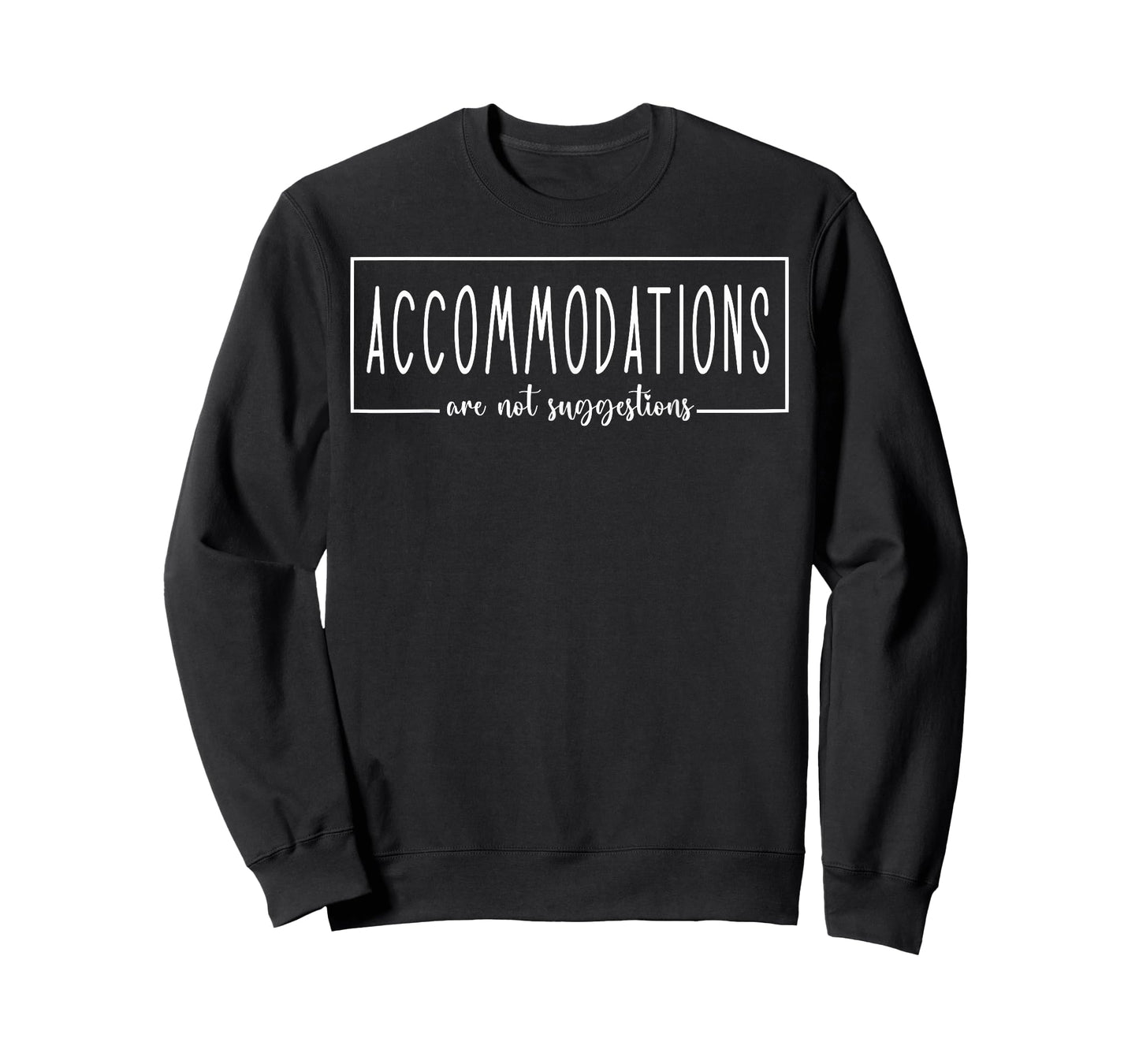 Retro Accommodations are Not Suggestions SPED Teacher T-Shirt