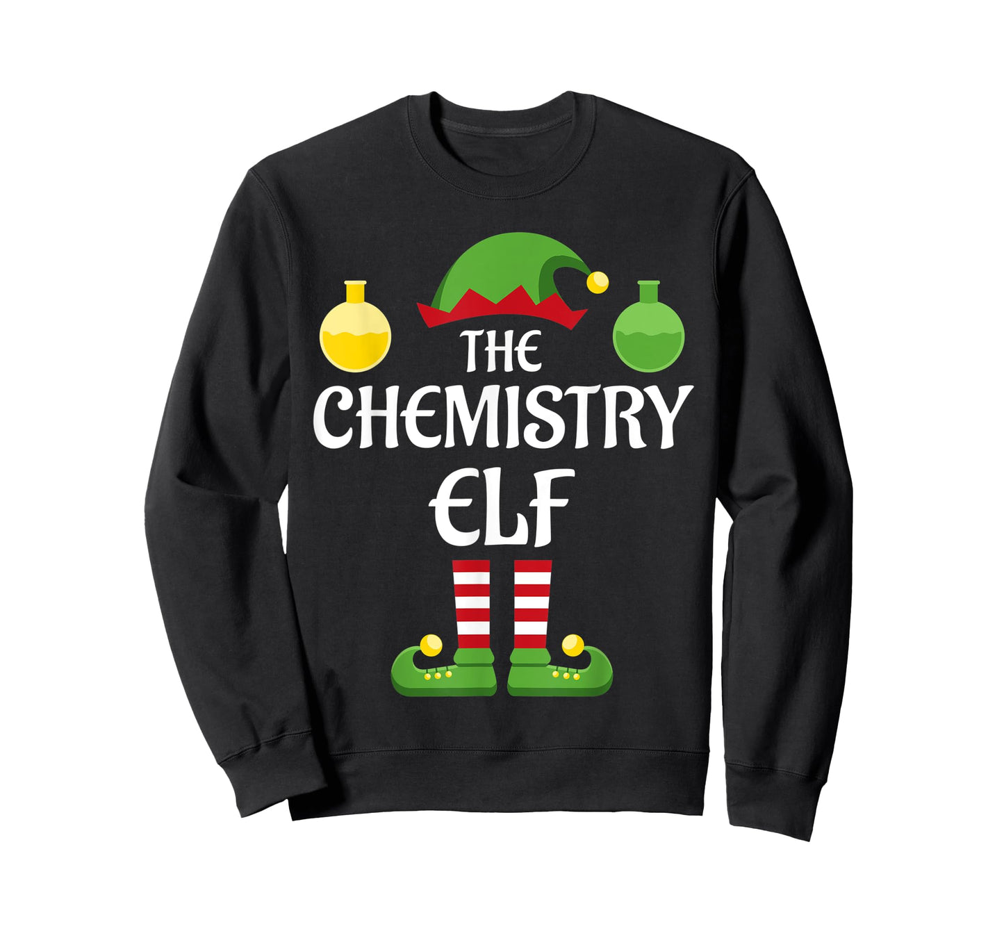 Chemistry Elf Family Matching Group Christmas Science T-Shirt