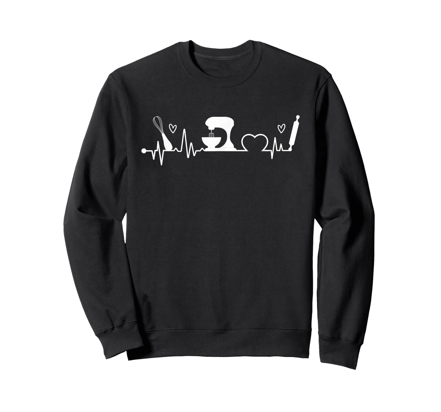 Baking Heartbeat Baker Bakery Owner Pastry Chef T-Shirt