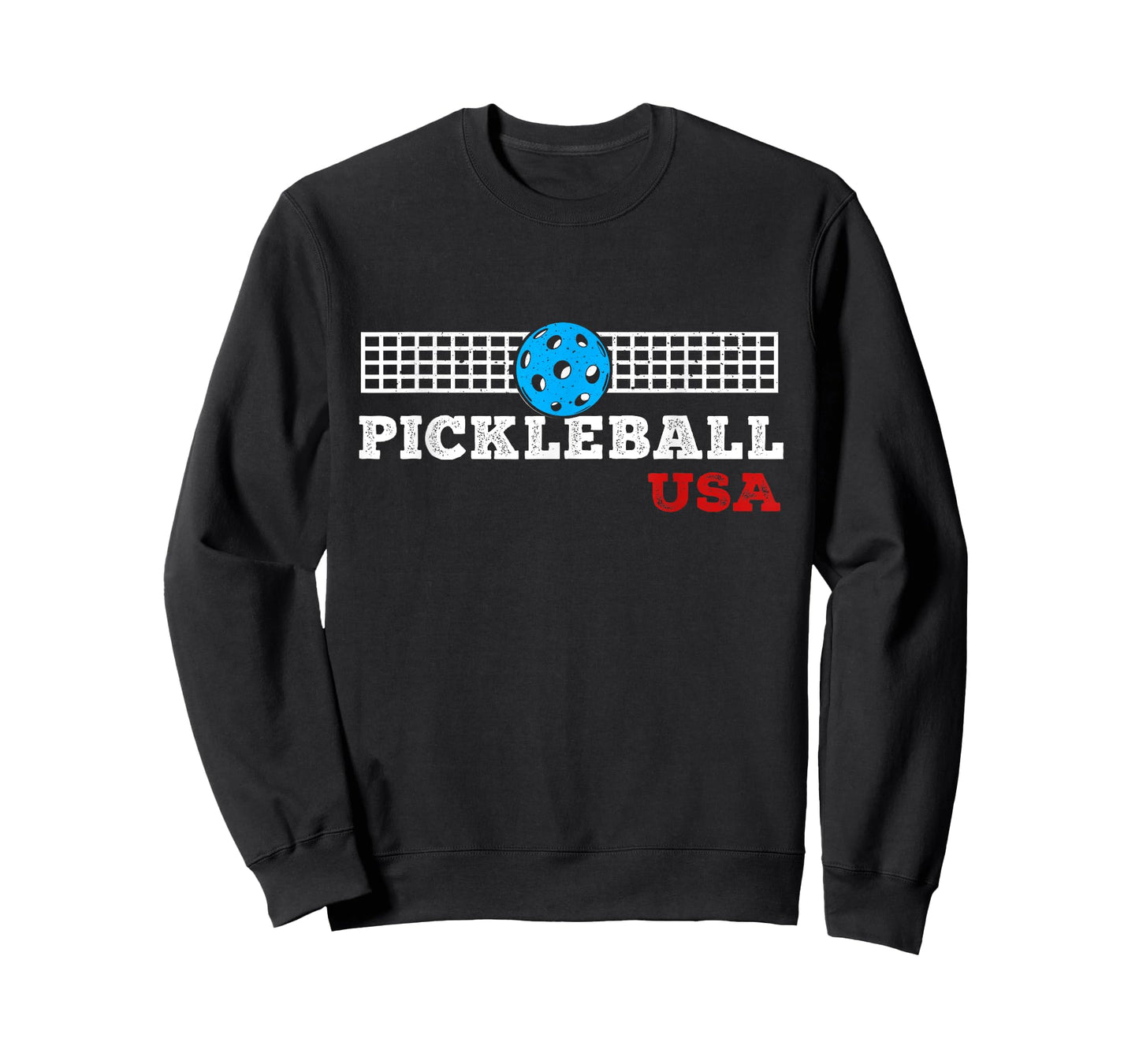 Pickleball Support the Team Pickleball Player USA Flag T-Shirt