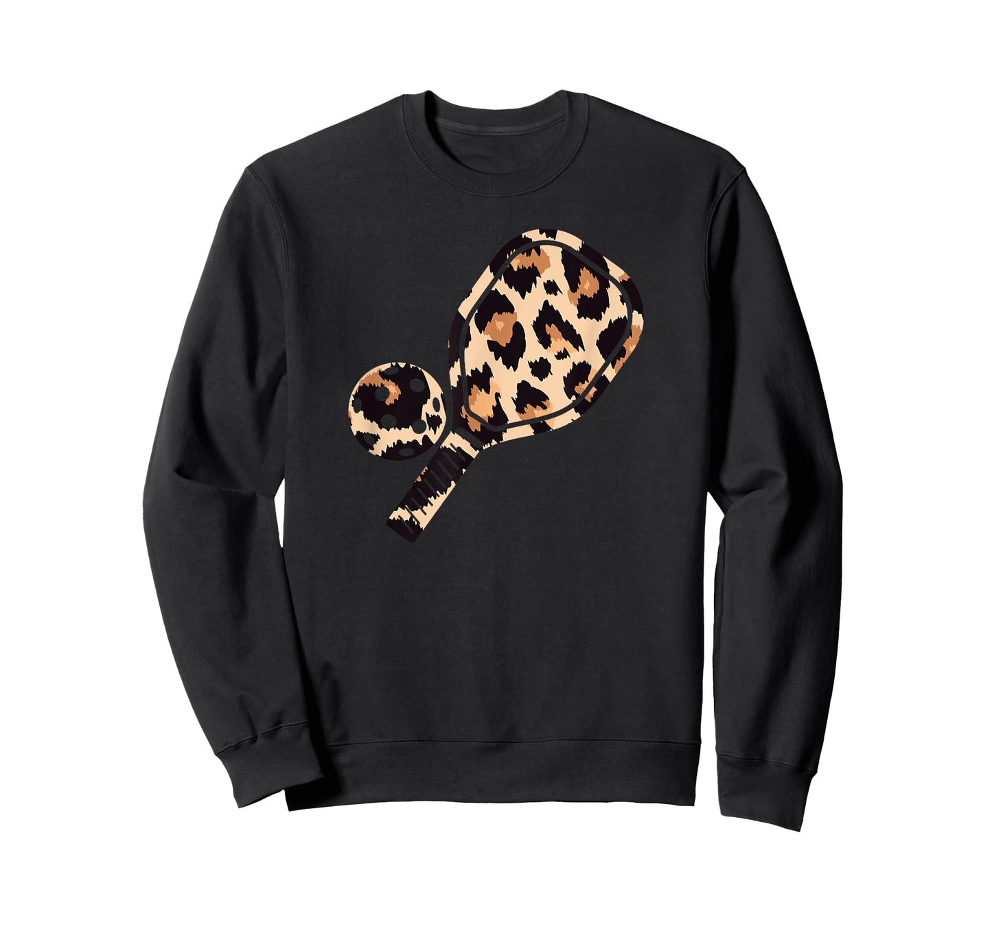 Cheetah Leopard Pickleball Paddleball Sports Mom Dad Funny T-Shirt