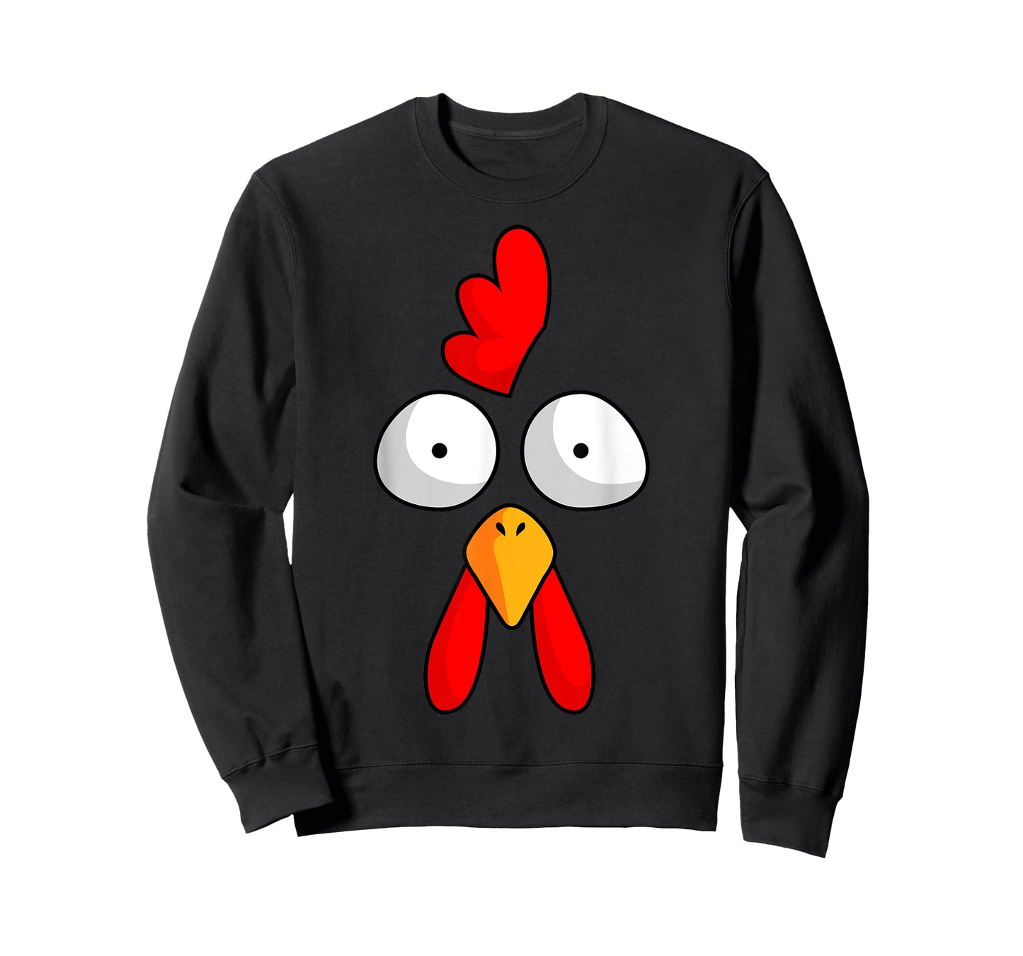 Chicken Face Rooster Halloween Costume Farm Poultry T-Shirt