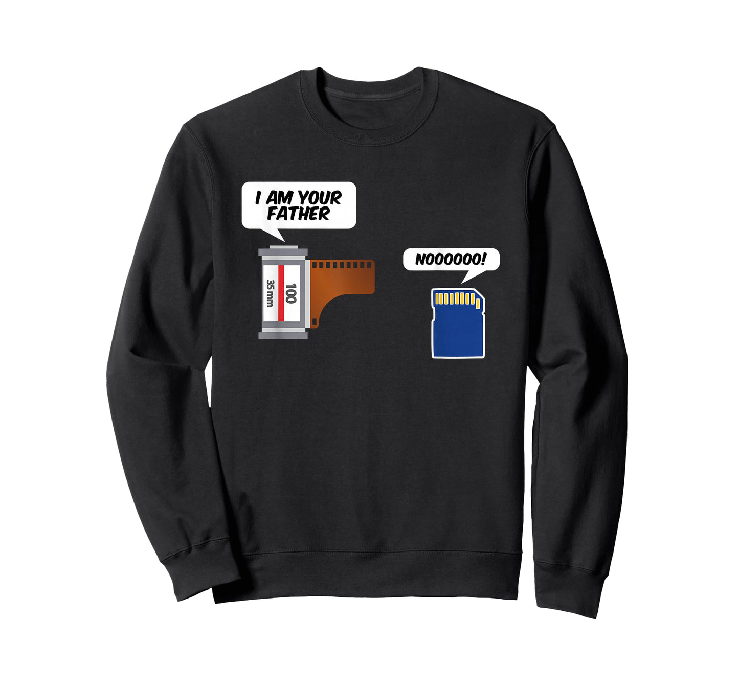 SD Card and Camera Film Funny Photographer t-Shirt T-Shirt