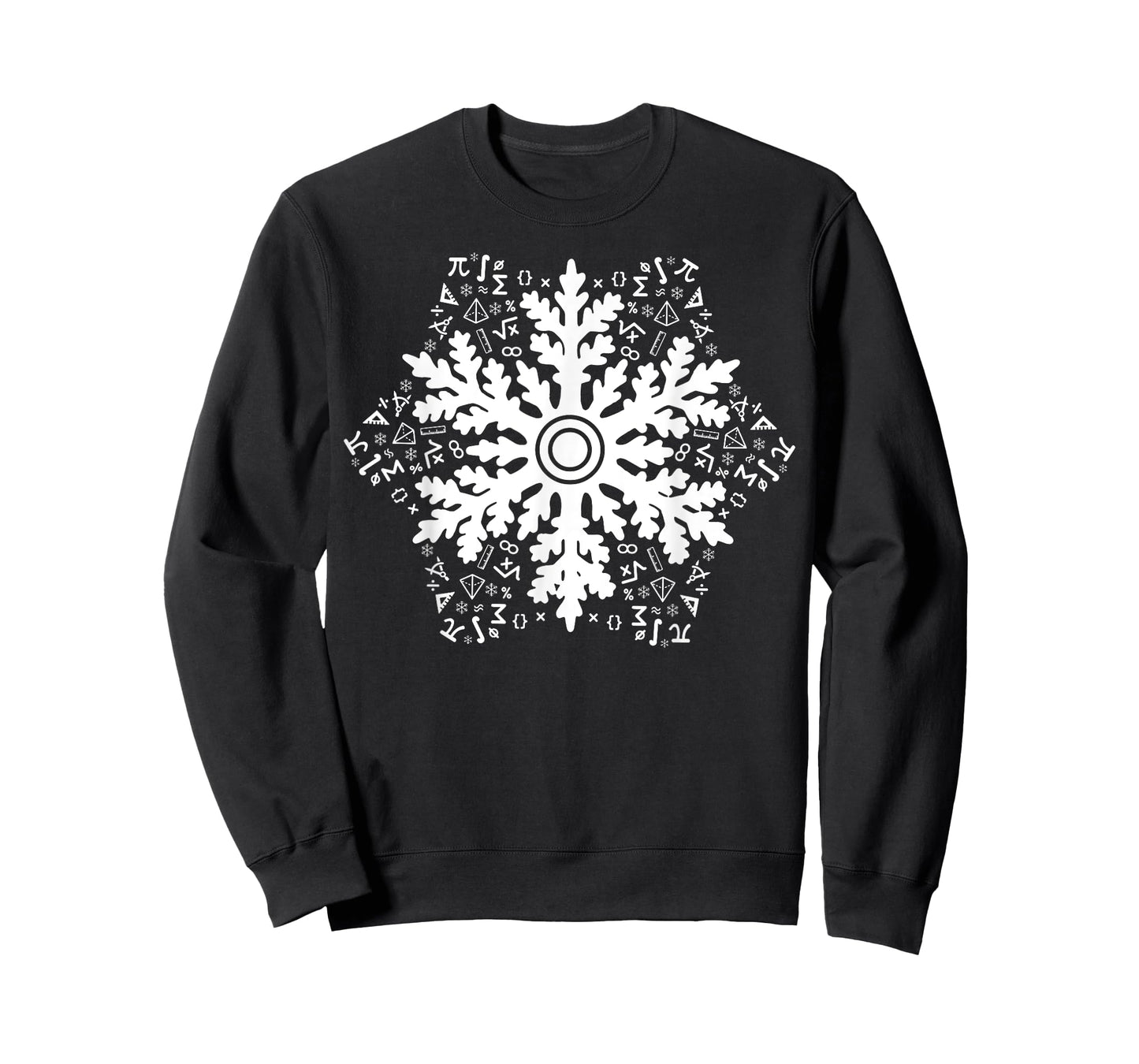 Christmas Mathematics Snowflake Math Teacher Student Pajamas T-Shirt