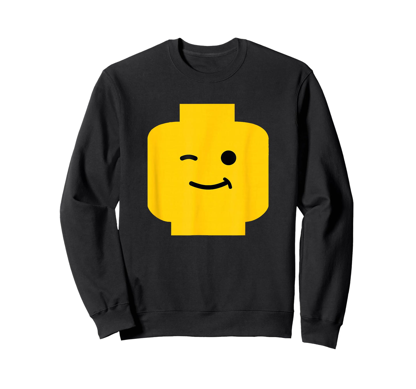 Winking Winky Face Minifig Brick Toy T-Shirt